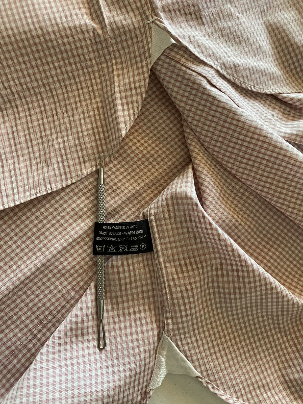 Tom Ford Tom Ford light pink gingham check shirt 17 43e NEW Size US L / EU 52-54 / 3 - 11 Thumbnail