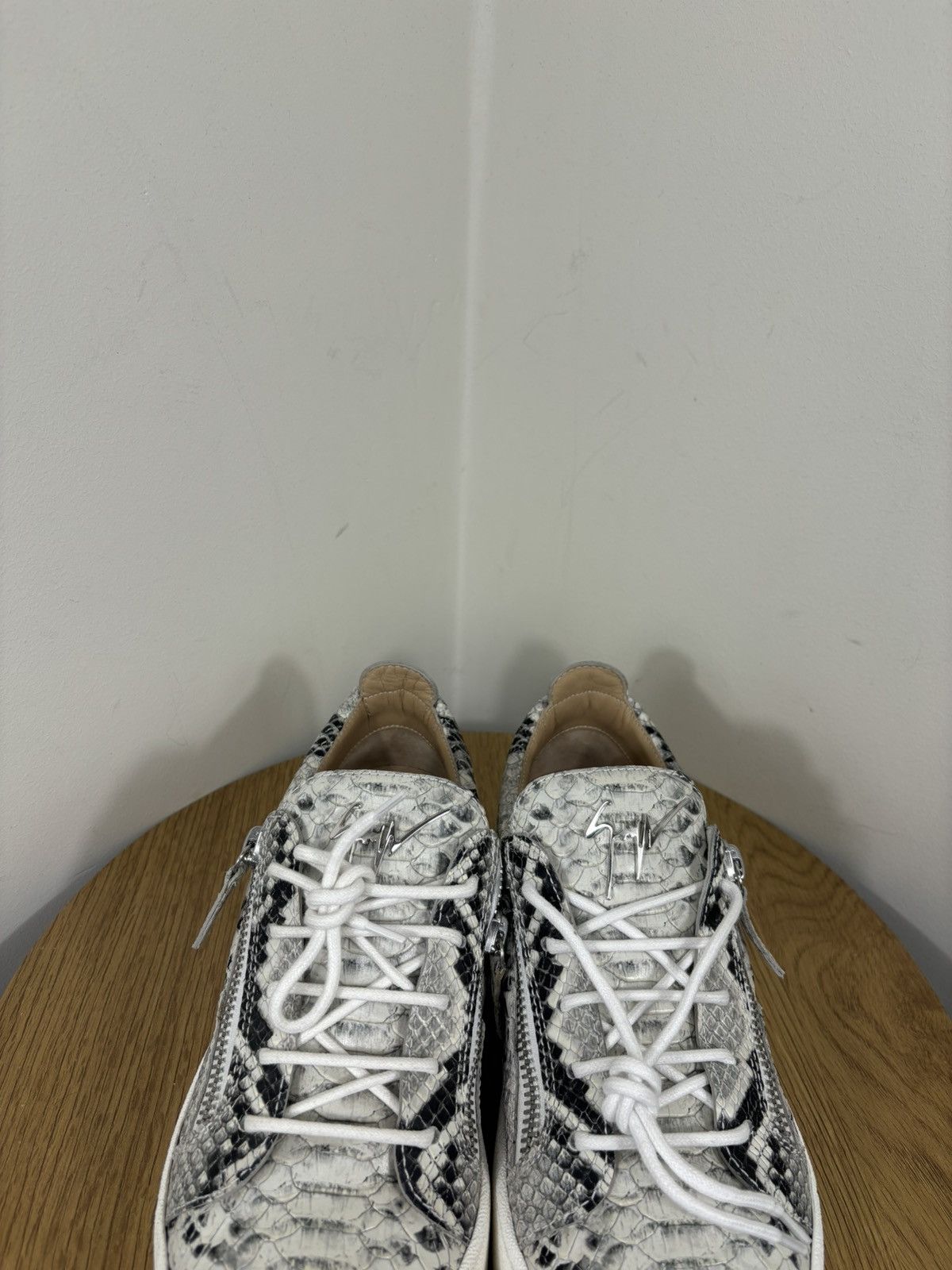 Giuseppe Zanotti Giuseppe Zanotti May London Roccia Snakeskin Sneakers Shoes Size US 9 / EU 42 - 10 Thumbnail