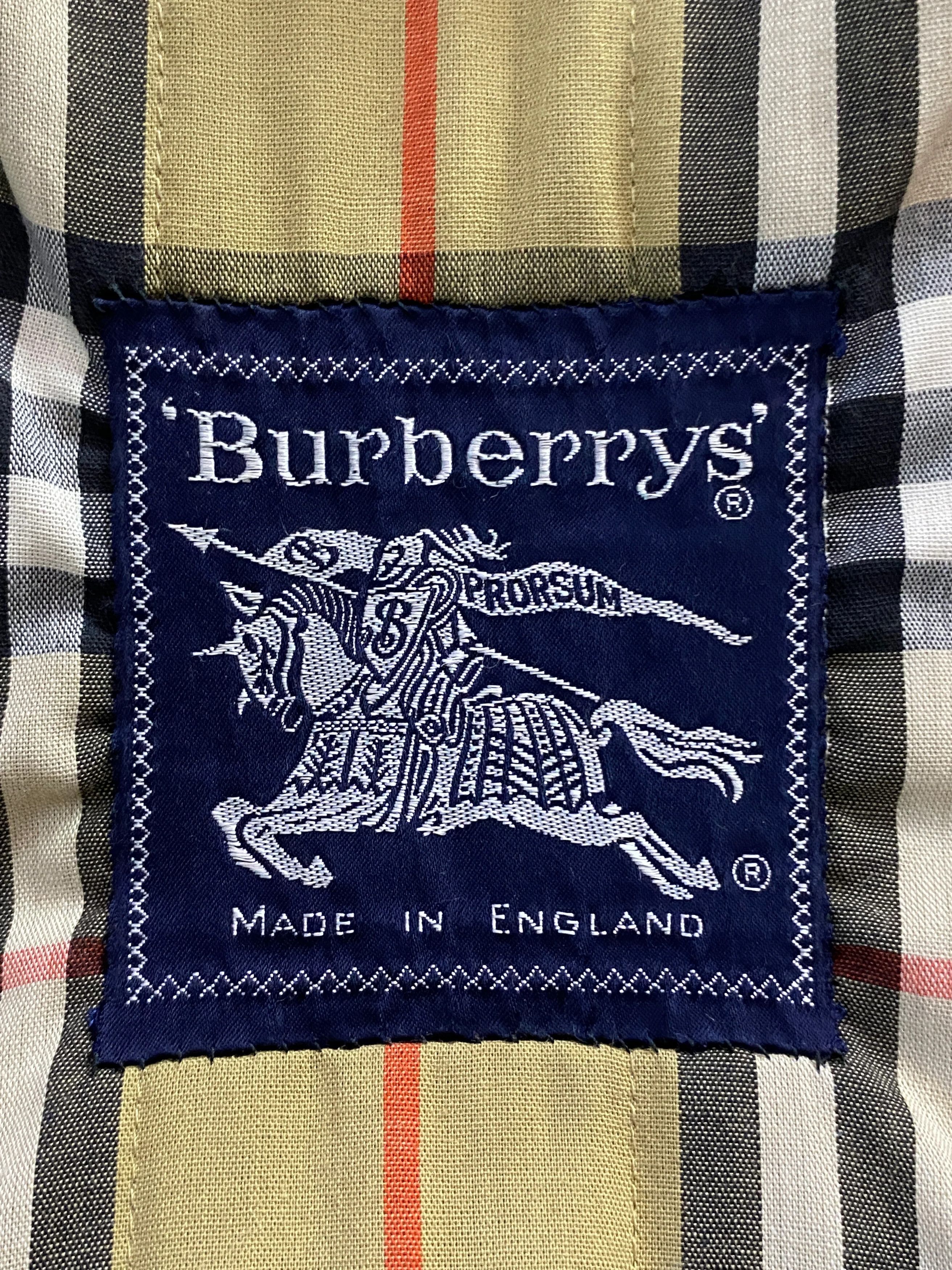 Burberry 80s Burberrys Vintage Women's Coat - L Size L / US 10 / IT 46 - 6 Thumbnail