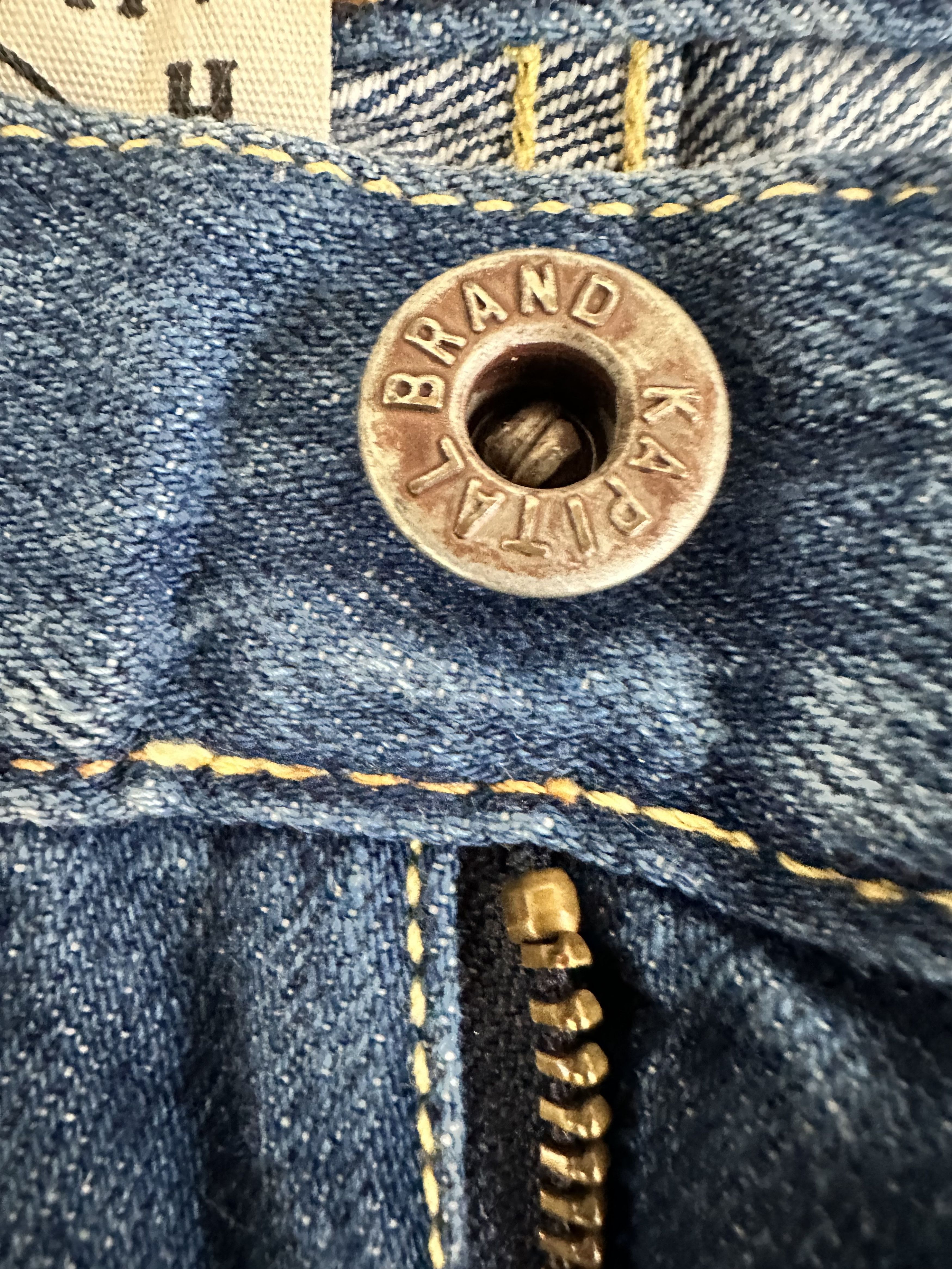 Kapital KAPITAL 14oz Denim 5p Flare Pants Blue Size 29 Size US 29 - 6 Thumbnail