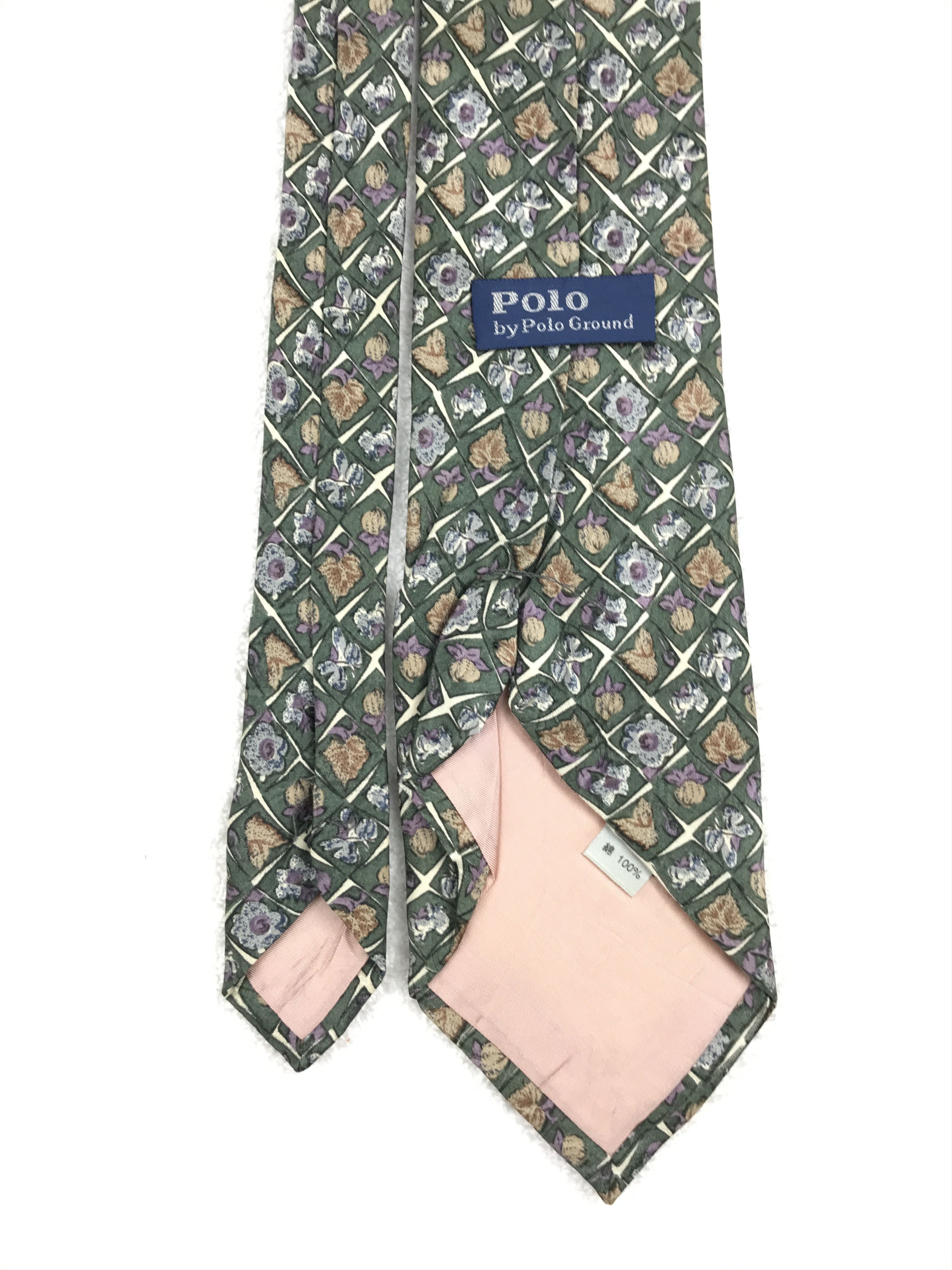 Designer × Polo Ralph Lauren × Vintage Vintage Ralph Lauren Silk Necktie Size ONE SIZE - 4 Thumbnail
