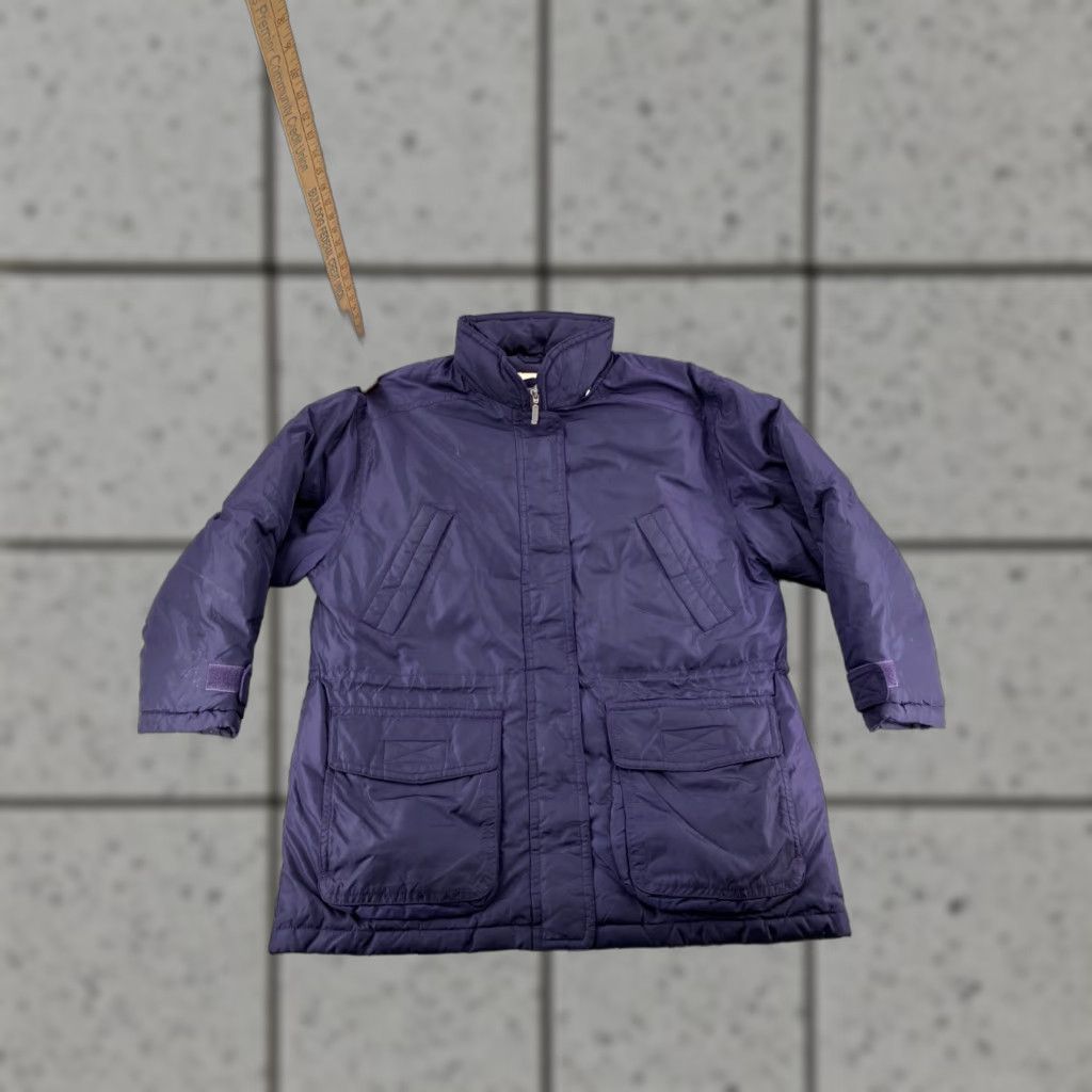 VINTAGE Eddie Bauer Puffer Jacket Womens Large Long Sleeve Full