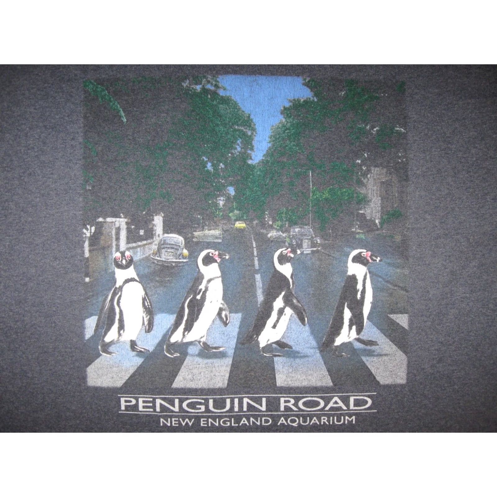 Vintage PENGUIN ROAD New England Aquarium T Shirt Mens Large Adult BOSTON MASSACHUSETTS Size US L / EU 52-54 / 3 - 3 Thumbnail
