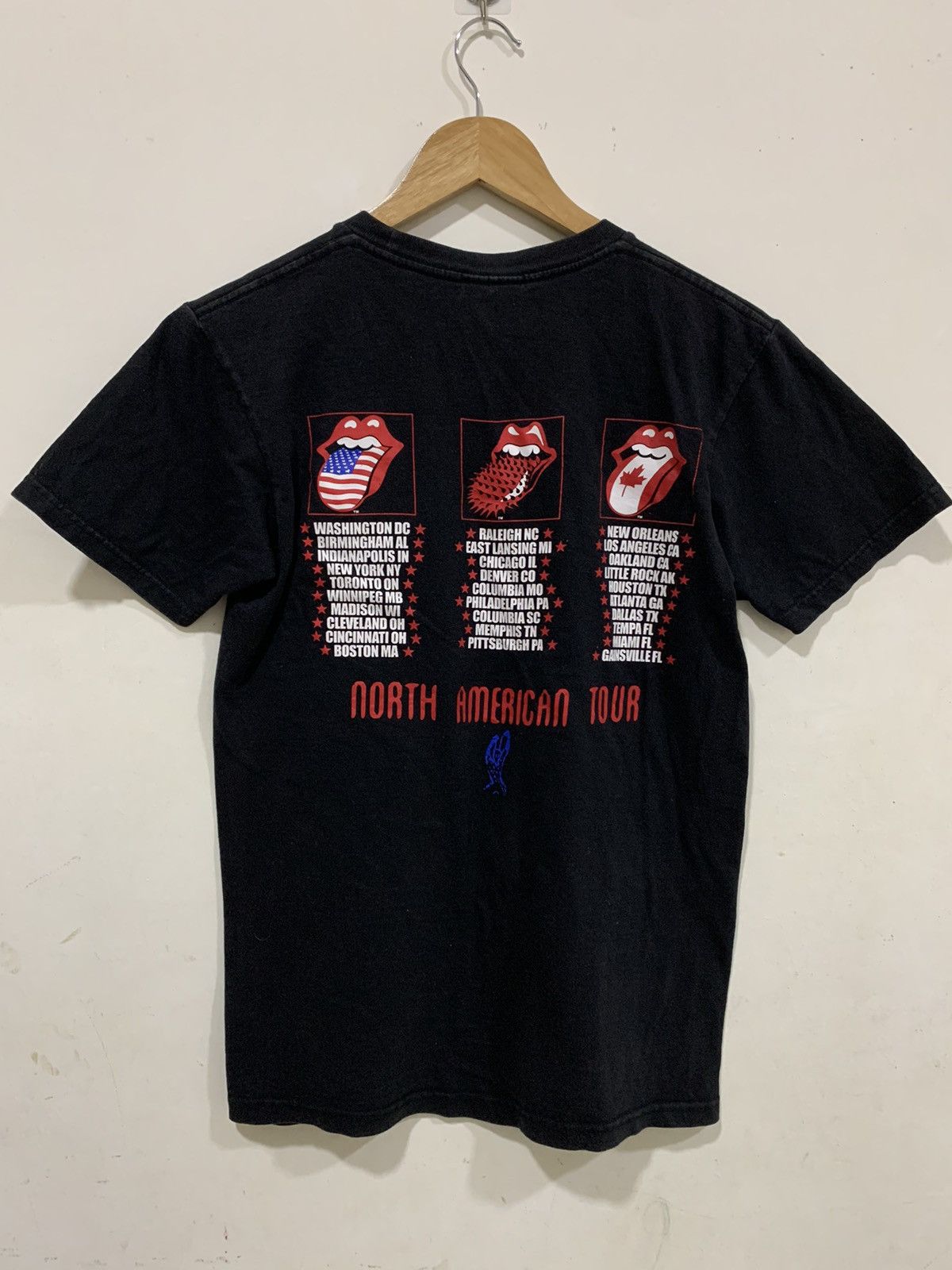 Band Tees × The Rolling Stones × Vintage Vintage Y2K Rolling Stone Tour Size US S / EU 44-46 / 1 - 5 Thumbnail