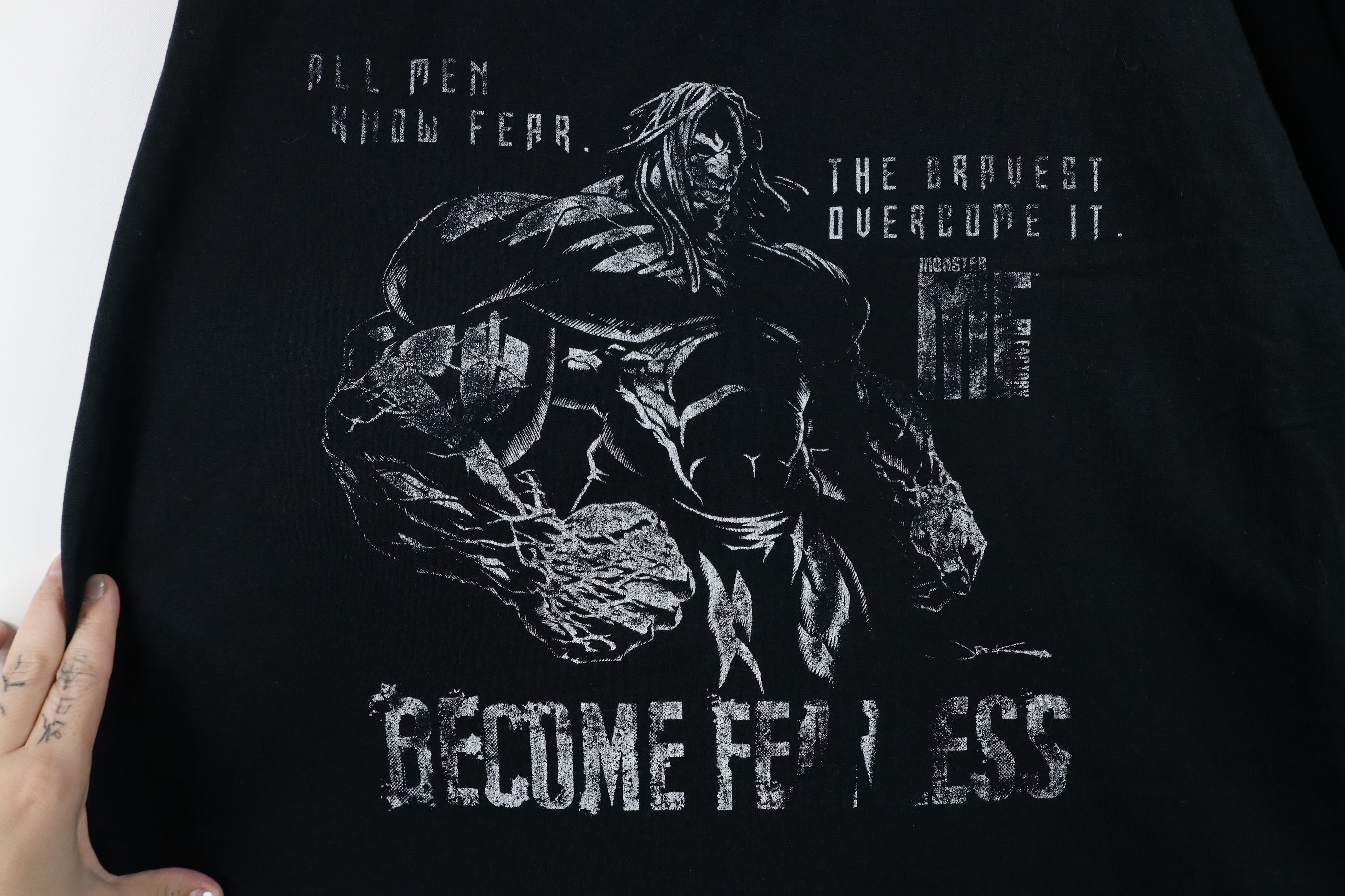 Vintage Vintage Y2K Streetwear Monster Factory Gym Beast T-Shirt Size US XXL / EU 58 / 5 - 4 Thumbnail