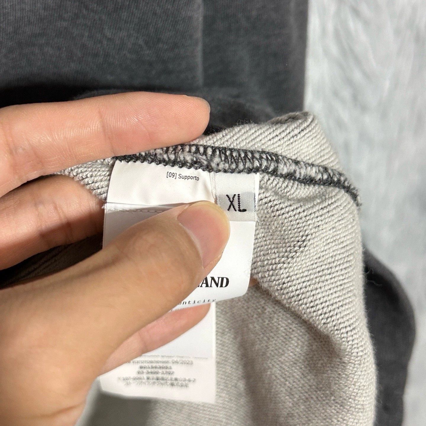 Stone Island stone island basic crewneck sweatshirt in graphite Size US XL / EU 56 / 4 - 5 Thumbnail