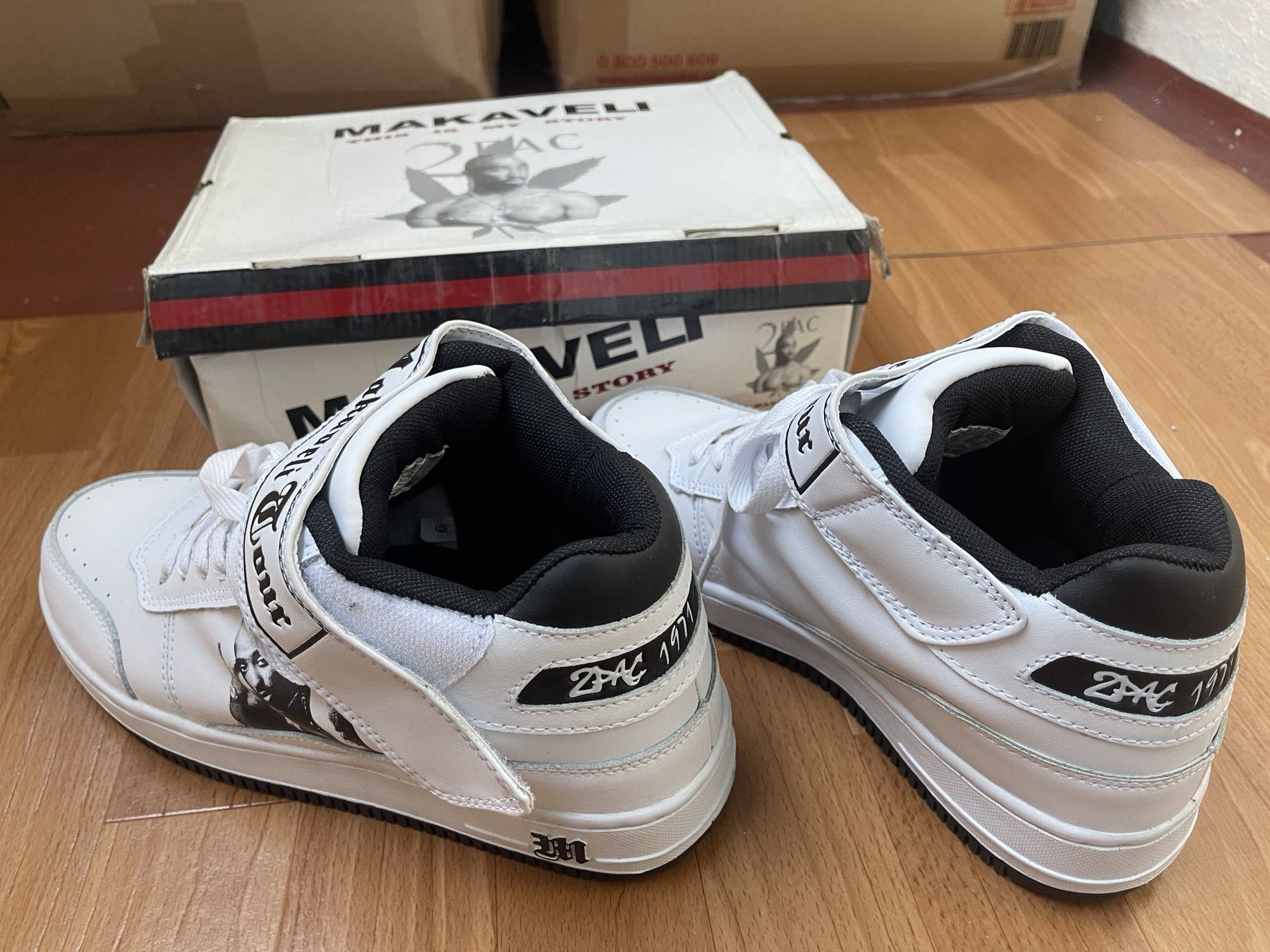 Makaveli MAKAVELI Branded sneakers, 2Pac shoes, Hi Top vintage US 9 Size US 9 / EU 42 - 9 Thumbnail
