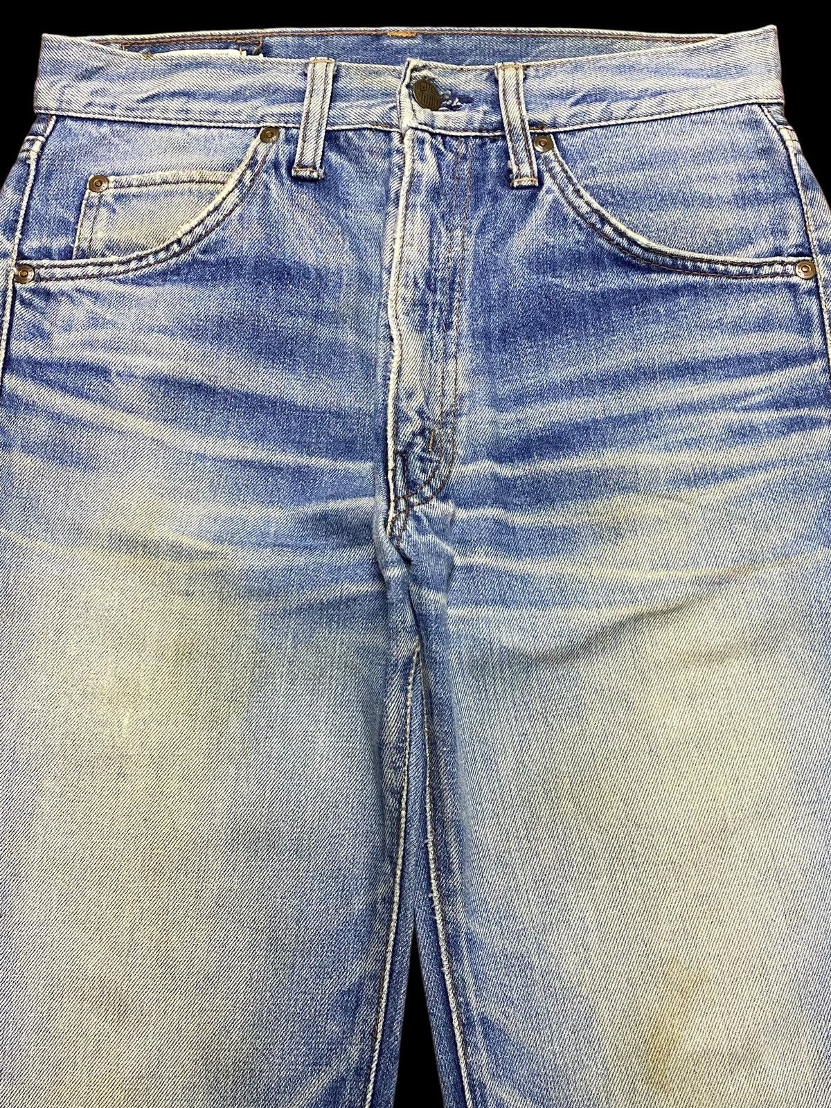 Big John Vintage Big John Mud Wash Distressed Loose Jeans Size US 29 - 3 Thumbnail