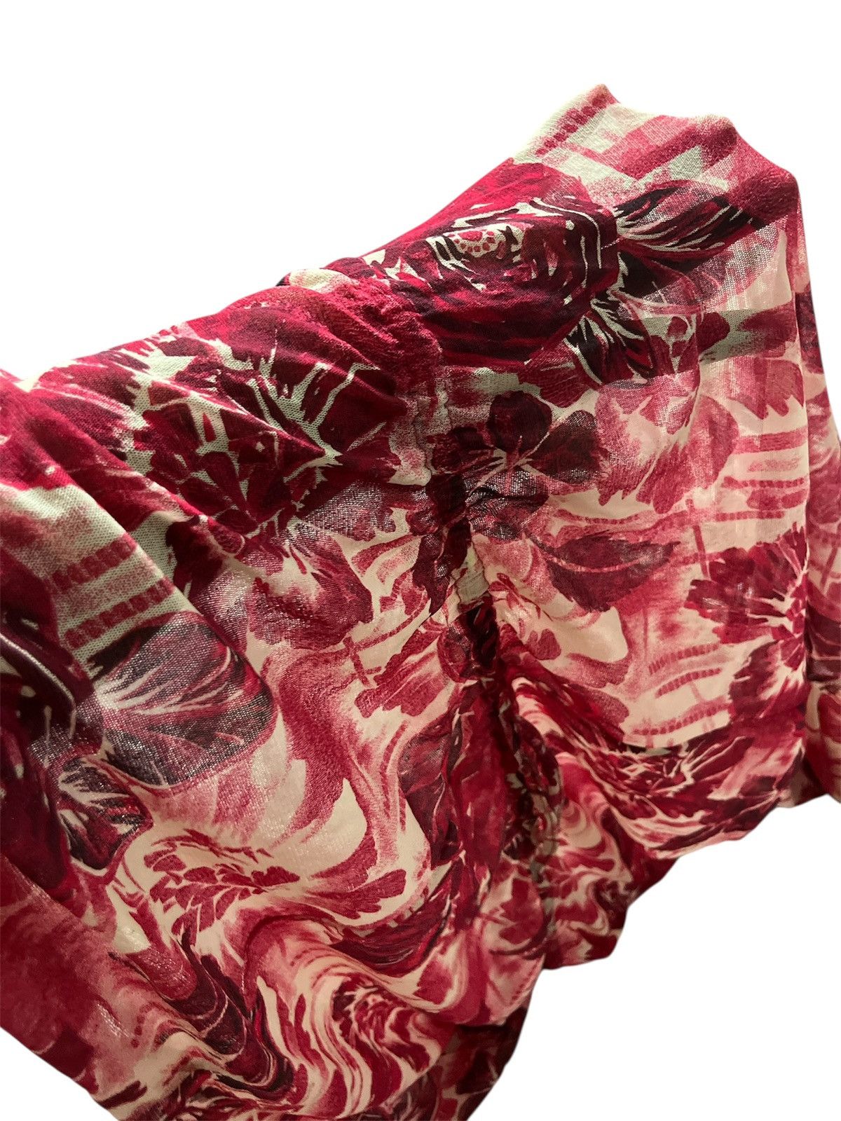 Jean Paul Gaultier JEAN PAUL GAULTIER SOLEIL BLOUSON DRESS WHITE/RED FLORAL Size M / US 6-8 / IT 42-44 - 7 Thumbnail