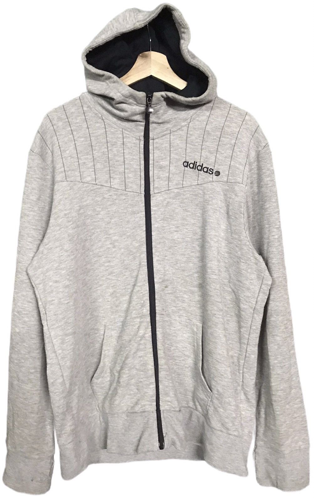 Adidas Adidas Neo Hoodie Small Logo Fullzip Size US L / EU 52-54 / 3 - 1 Thumbnail