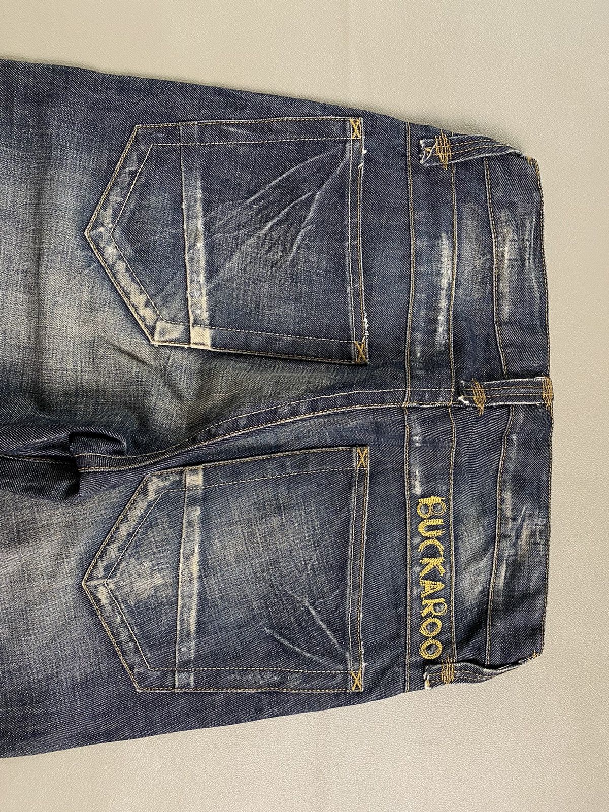 If Six Was Nine × Japanese Brand × Le Grande Bleu (L.G.B.) 2000s Buckaroo Mudwash Baggy Jeans Size US 32 / EU 48 - 8 Thumbnail