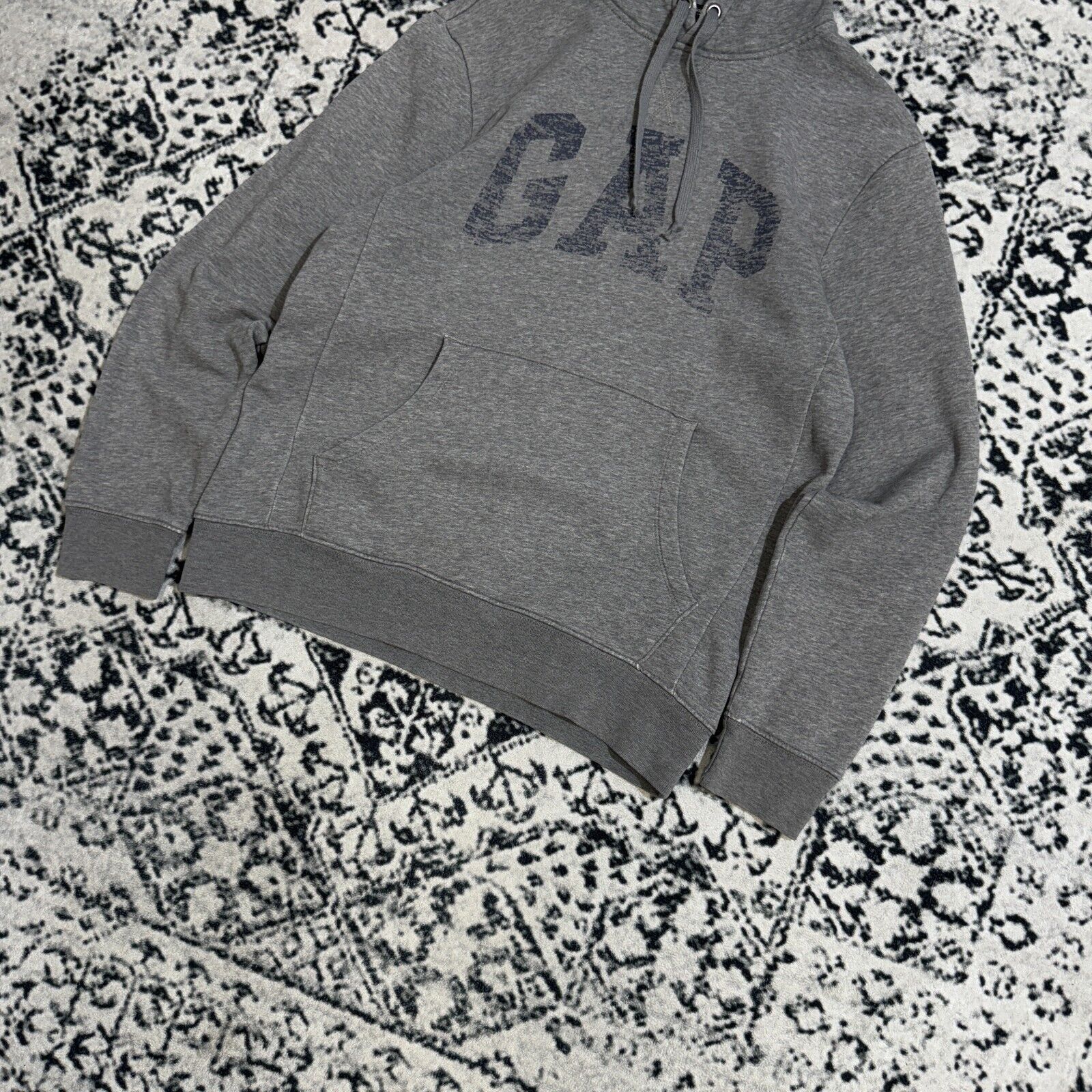 Gap × Vintage Vintage Gap Unisex Gray Cotton Hoodie Size S Y2K 90s Archive Size US S / EU 44-46 / 1 - 6 Thumbnail