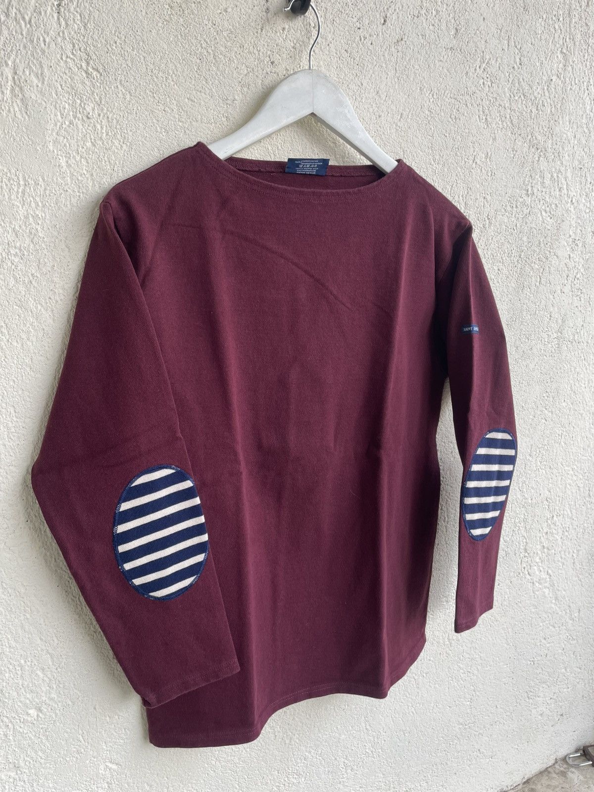 Maison Margiela Saint James Naval Breton Elbow Patch Long Sleeve Number Nine Size US M / EU 48-50 / 2 - 5 Thumbnail