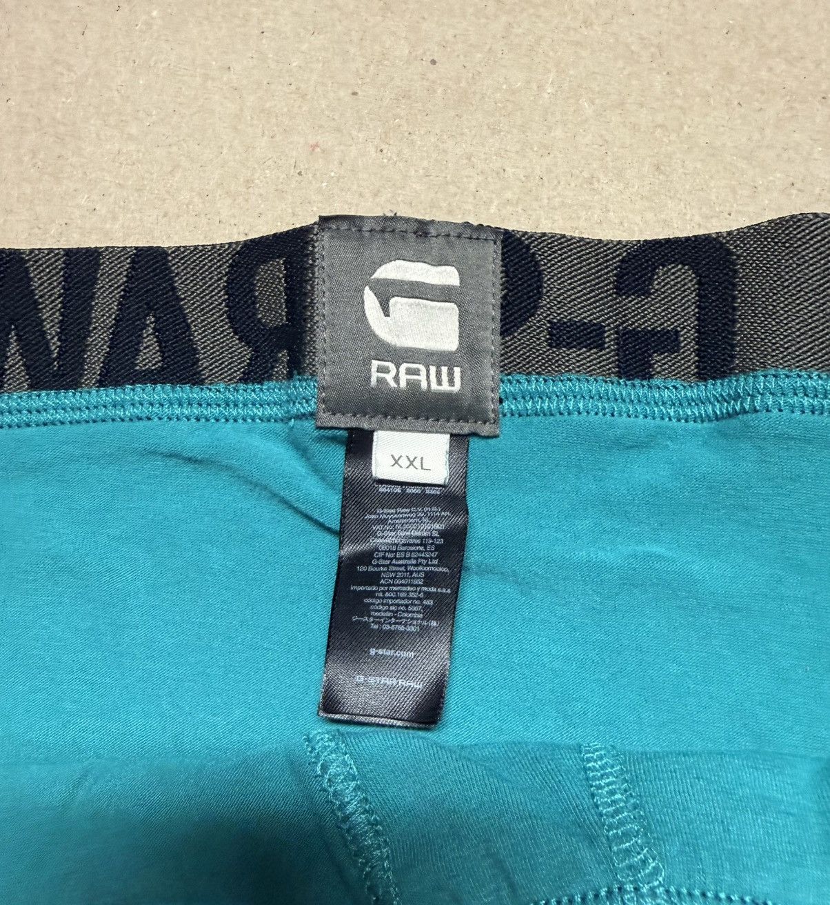 G-Star G-Star Raw Boxer Briefs Teal Underwear size XXL! Size 38 - 3 Thumbnail