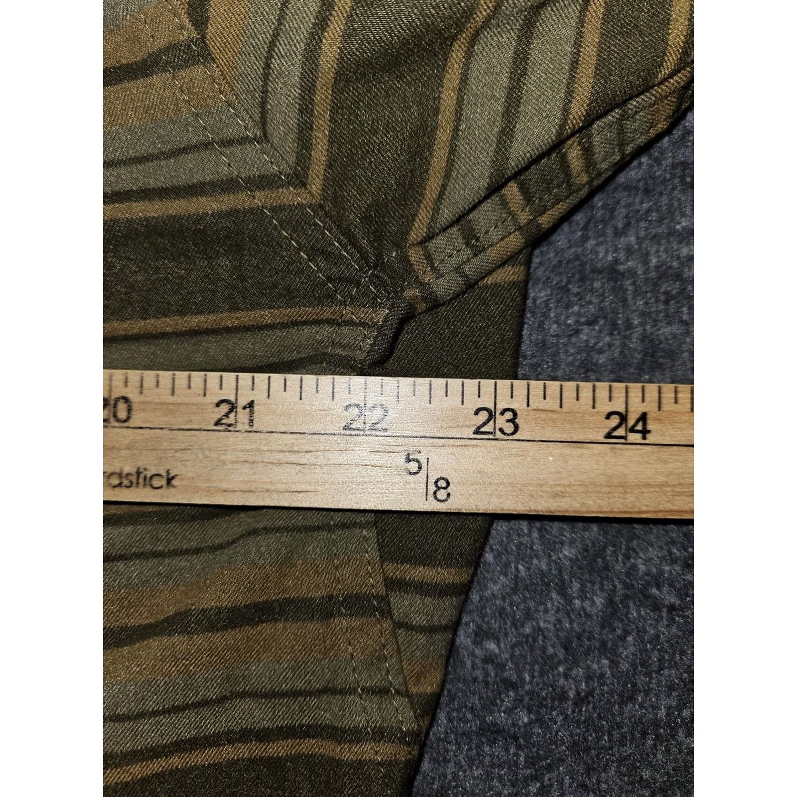 Vintage VINTAGE Alaskan Hardgear Shirt Mens Large Brown Stripe Duluth Untucked Outdoor Size US L / EU 52-54 / 3 - 3 Thumbnail