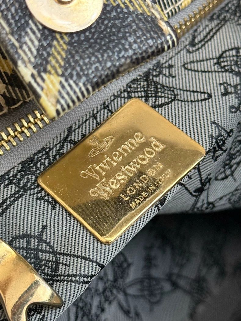 Vivienne Westwood Vivienne Westwood Mid-old vintage checked briefcase Size ONE SIZE - 6 Thumbnail