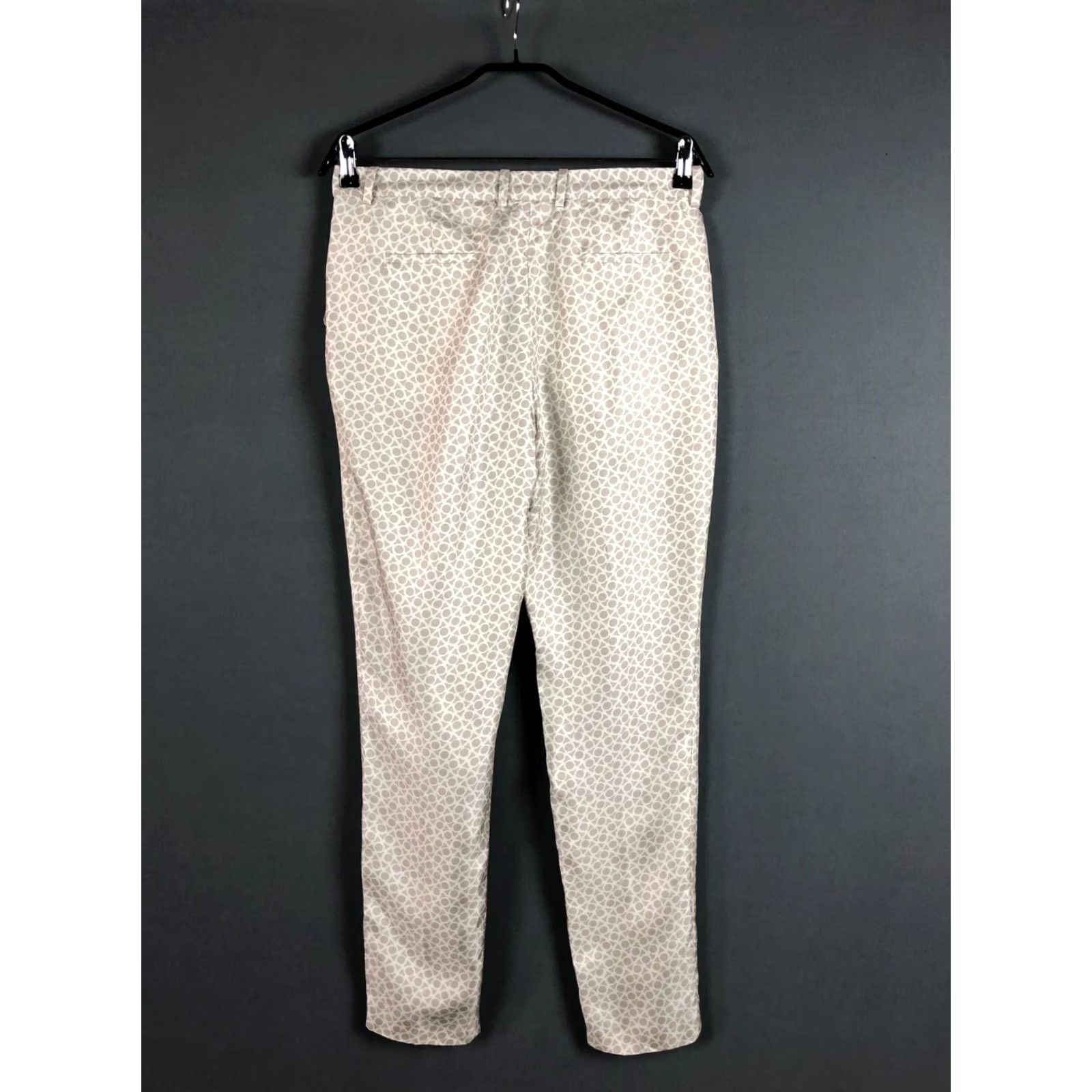 Fabiana Filippi Fabiana Filippi Women Silk Pants White Printed Size S Size 28" / US 6 / IT 42 - 2 Thumbnail