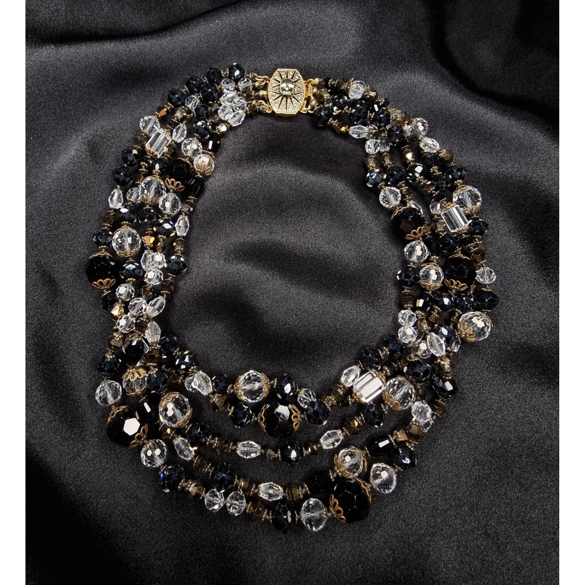Vintage Rare Find Vintage 80s-90s Multi-Strand Glass Beaded Necklace Size ONE SIZE - 6 Thumbnail