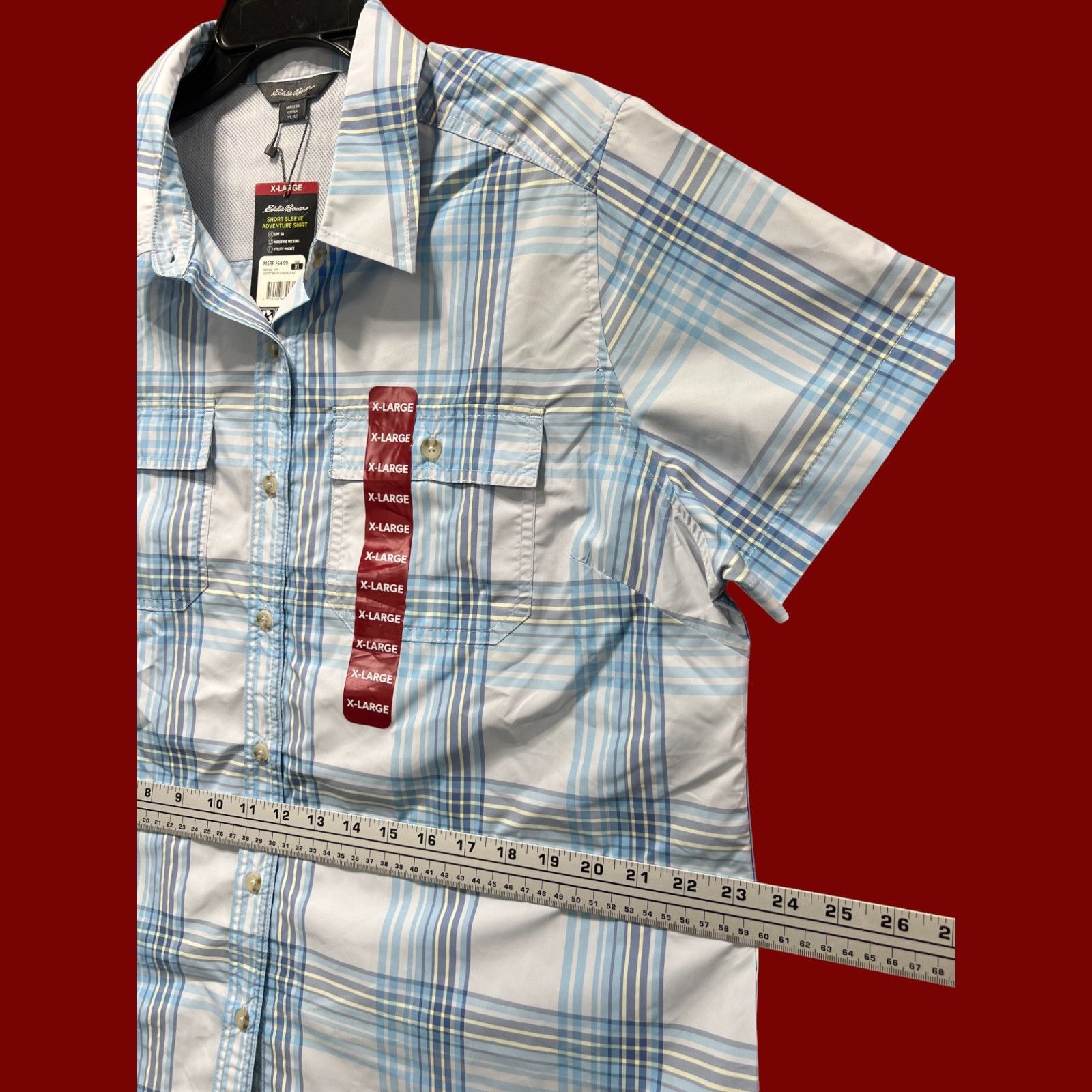 Other Eddie Bauer - Women's Moisture Wicking Short Sleeve Shirt - Size XL / US 12-14 / IT 48-50 - 7 Thumbnail