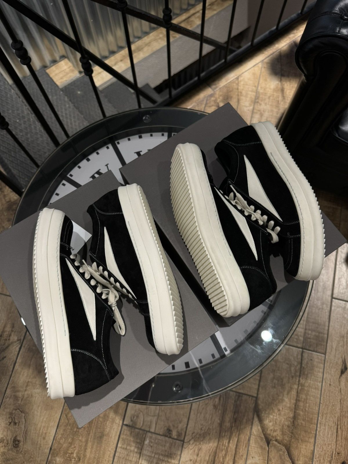 Rick Owens Rick owens vintage sneakers balck suade Size US 8 / EU 41 - 9 Thumbnail
