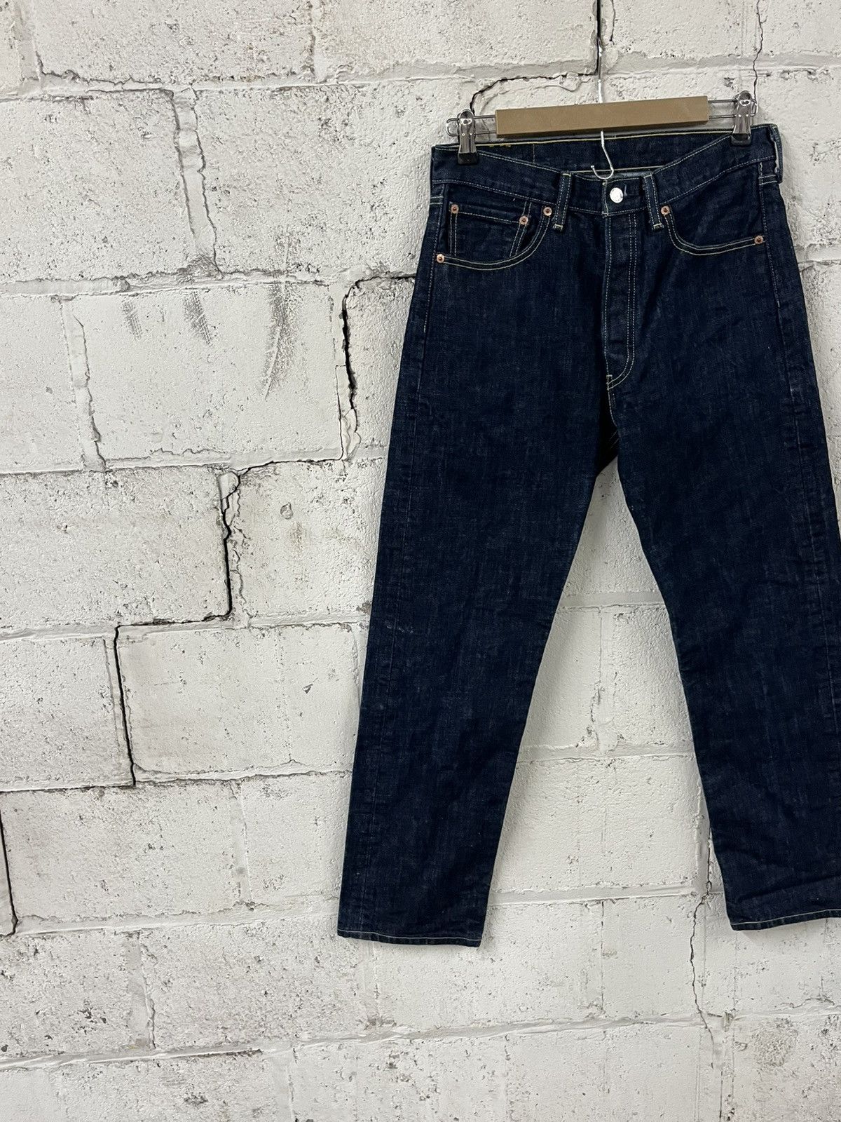 Levi's Levi’s 501XX boot cut dark wash denim button fly Size US 30 / EU 46 - 7 Thumbnail