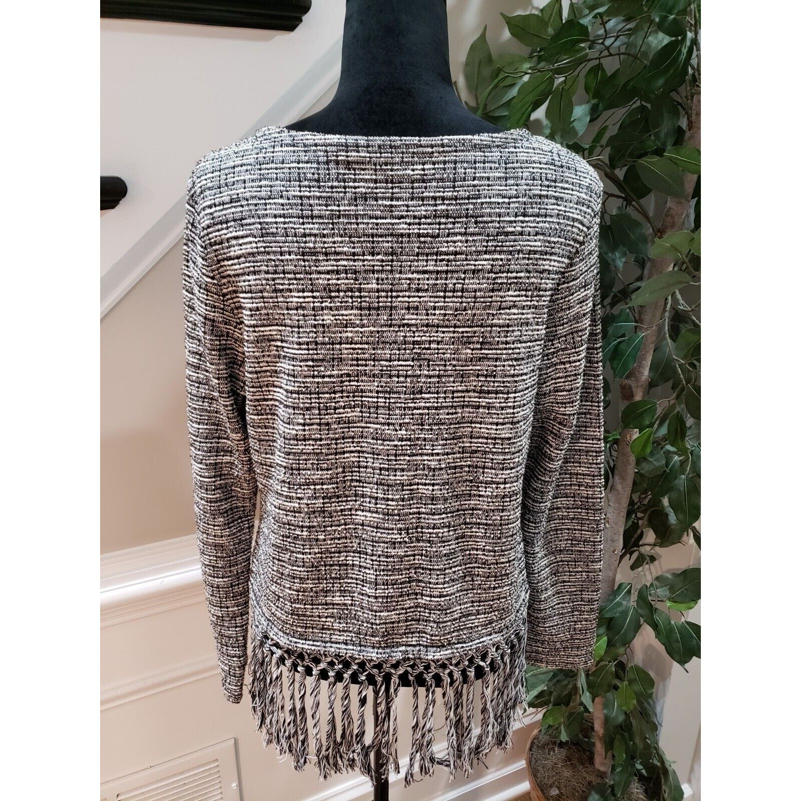 Other Cato Polyester Round Neck Long Sleeve Top Blouse Medium Size M / US 6-8 / IT 42-44 - 6 Thumbnail