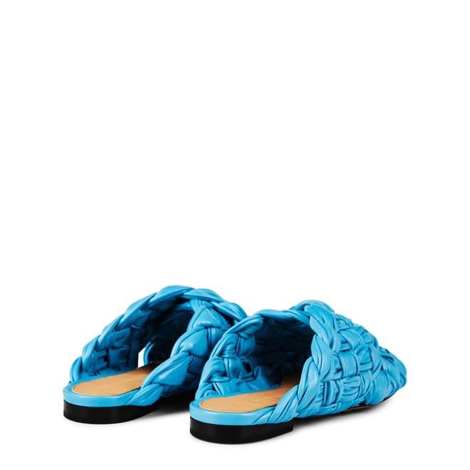 Bottega Veneta Bottega Veneta Bv Flatform Mule Slides in Blue Size US 5.5 / IT 35.5 - 4 Thumbnail