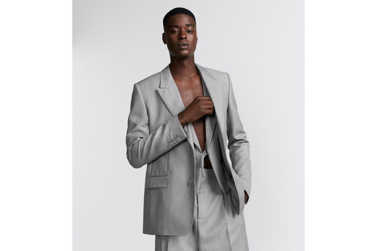 Dior o1bcso1str0226 Classic Jacket in Grey Size US S / EU 44-46 / 1 - 4 Thumbnail