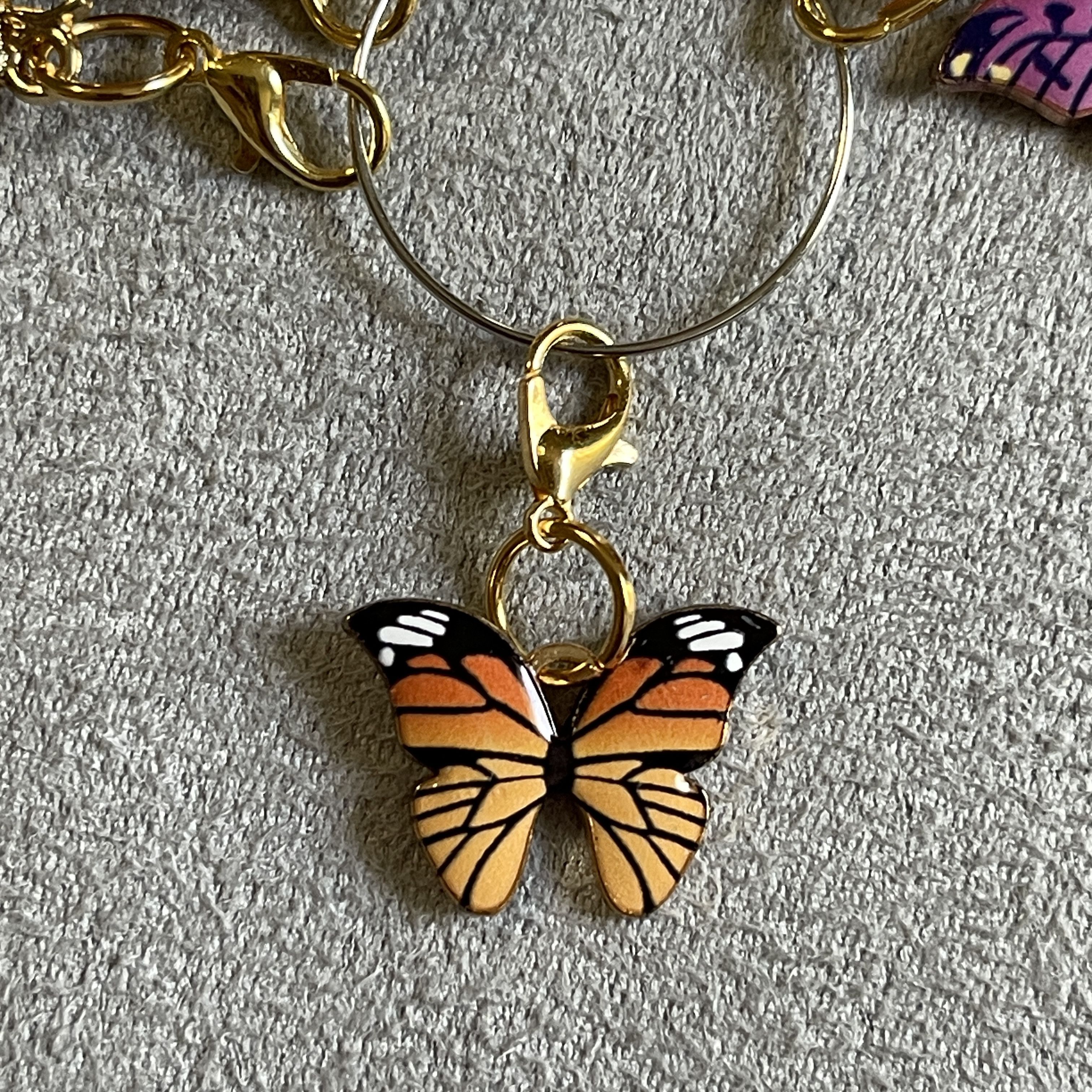 Other Butterfly mobile phone charm dust plug accessory Size ONE SIZE - 1 Preview