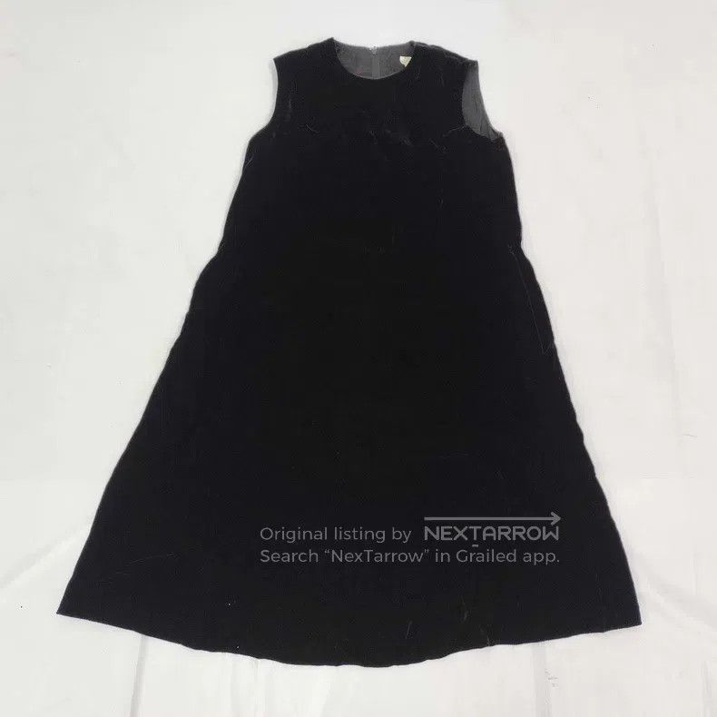 Comme des Garcons Comme des Garcons Sleeveless velvet dress Size S / US 4 / IT 40 - 1 Thumbnail