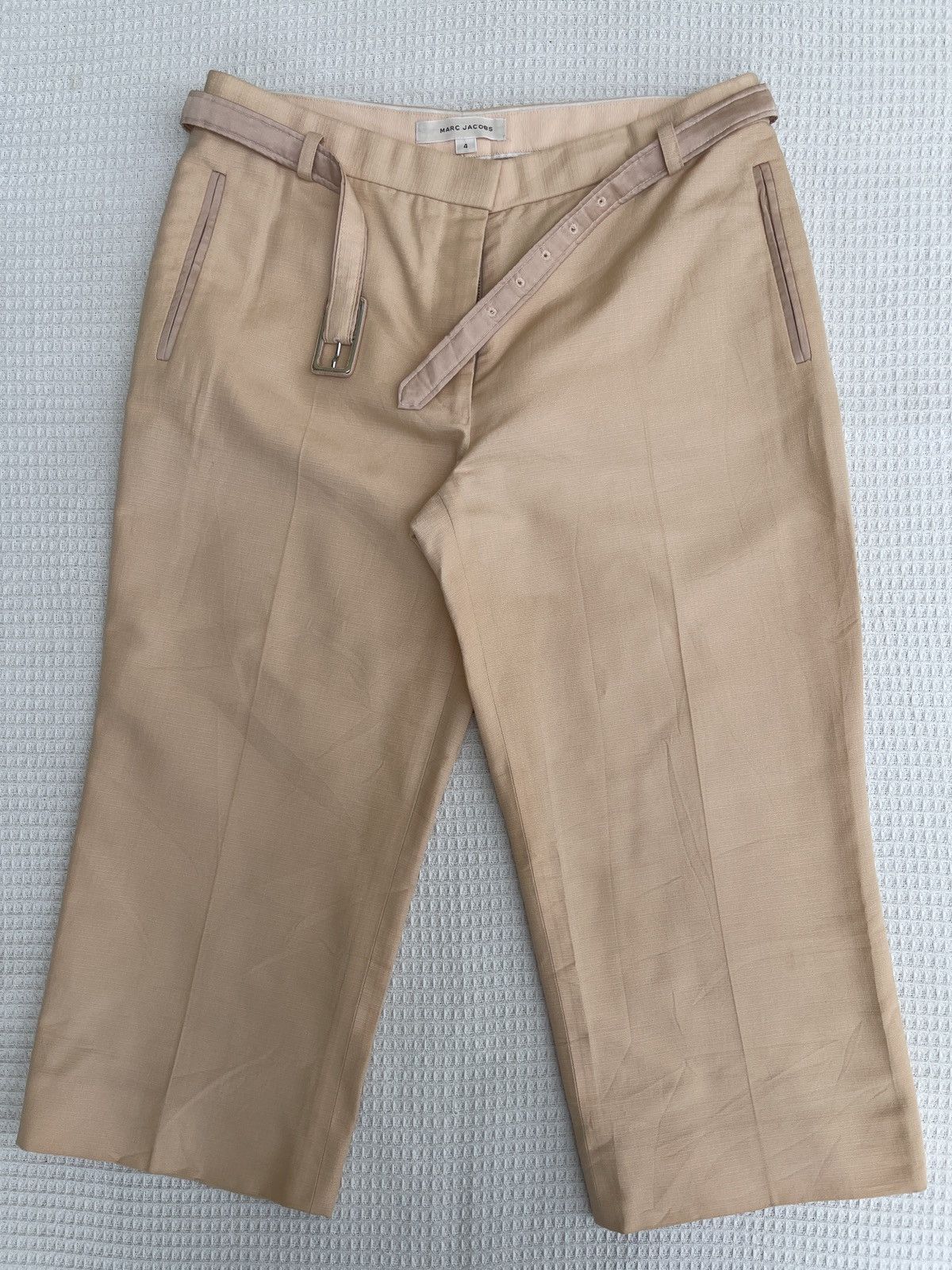 Marc Jacobs Rare🔥Combo Set Marc Jacobs Crop Pants & Belt Marc Jacobs Size 30" / US 8 / IT 44 - 2 Thumbnail