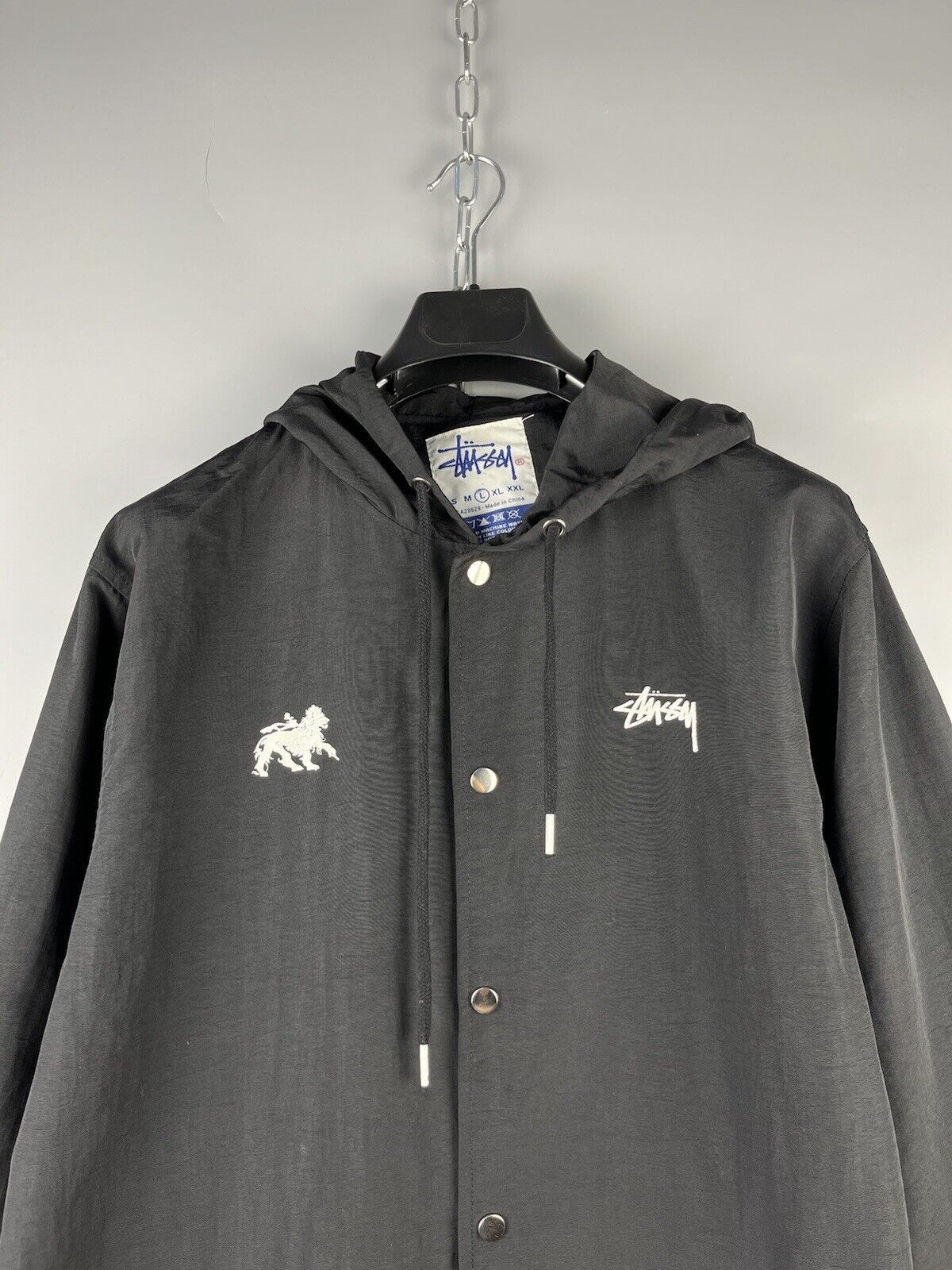 Stussy Vintage Stussy New York Tribe Button Hooded Jacket Size US L / EU 52-54 / 3 - 3 Thumbnail