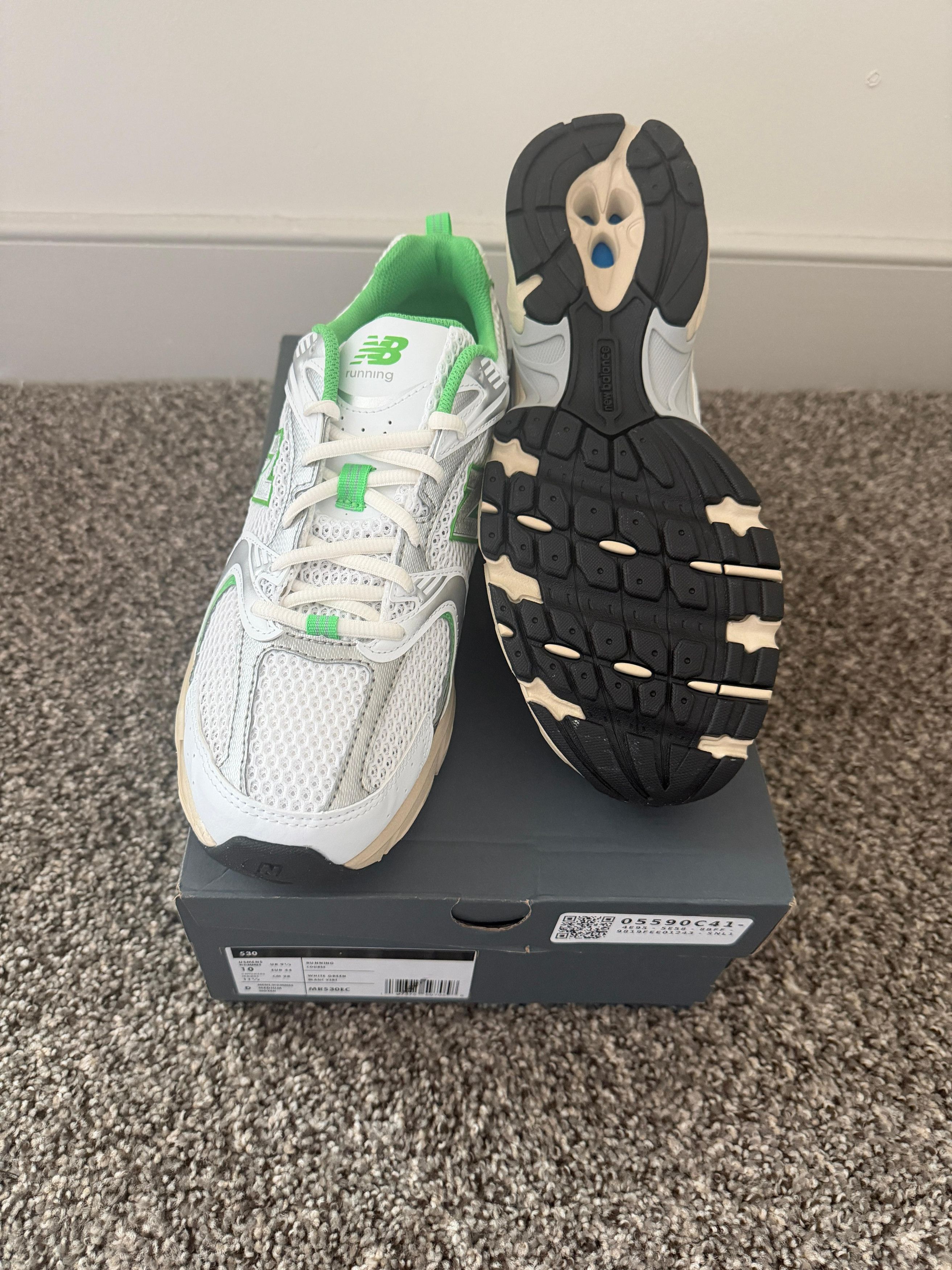 New Balance New Balance 530 White Palm Leaf Size US 10 / EU 43 - 4 Thumbnail