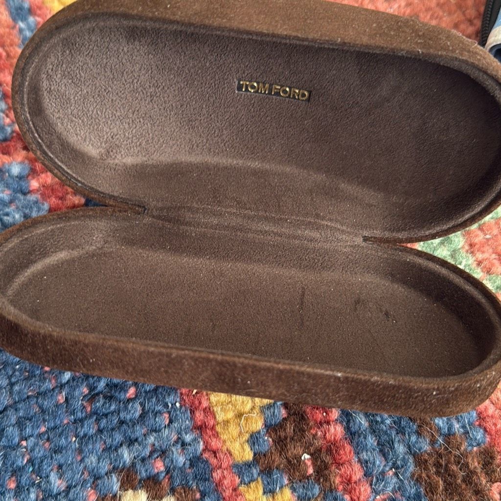 Tom Ford Tom Ford Sunglasses Sunnies Case Brown Suede Hard Shell CASE Size ONE SIZE - 6 Thumbnail
