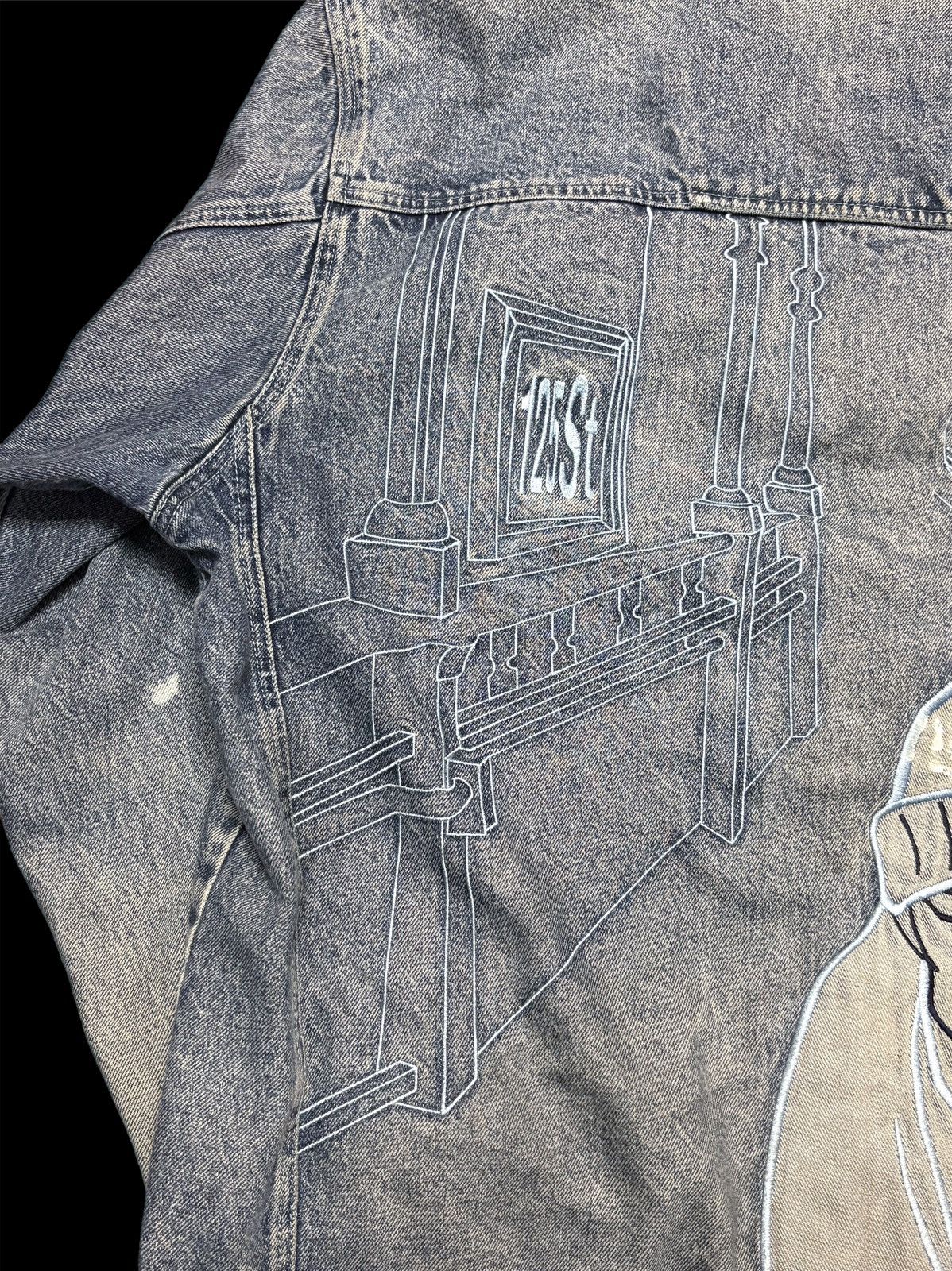 Southpole South Pole Big Logo Distressed Jean Jacket Size US XXL / EU 58 / 5 - 4 Thumbnail
