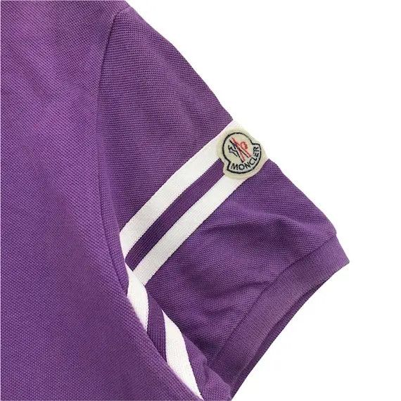 Moncler MONCLER Rene RAMILLON Purple Polo Tee Shirt Made In Italy Size US L / EU 52-54 / 3 - 5 Thumbnail