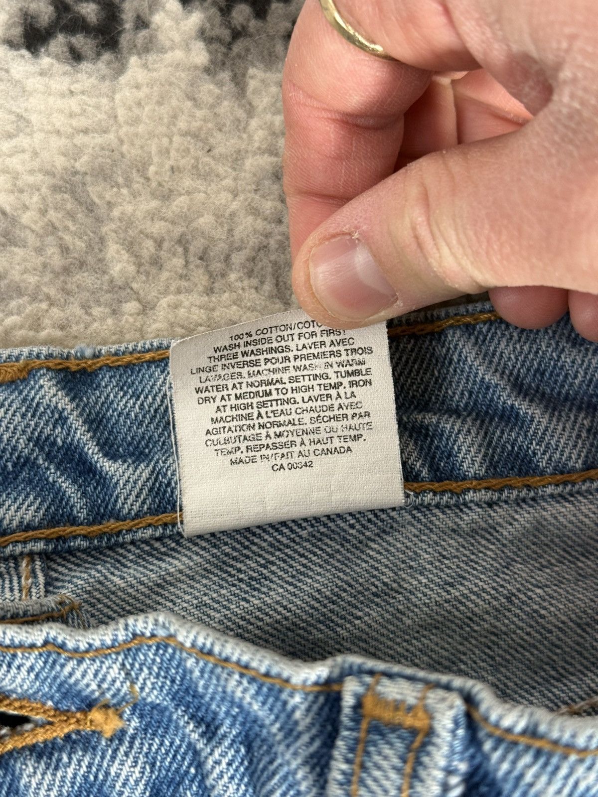Levi's Vintage Made in Canada Levi's 606 Orange Tab Denim Jeans Size US 30 / EU 46 - 5 Thumbnail