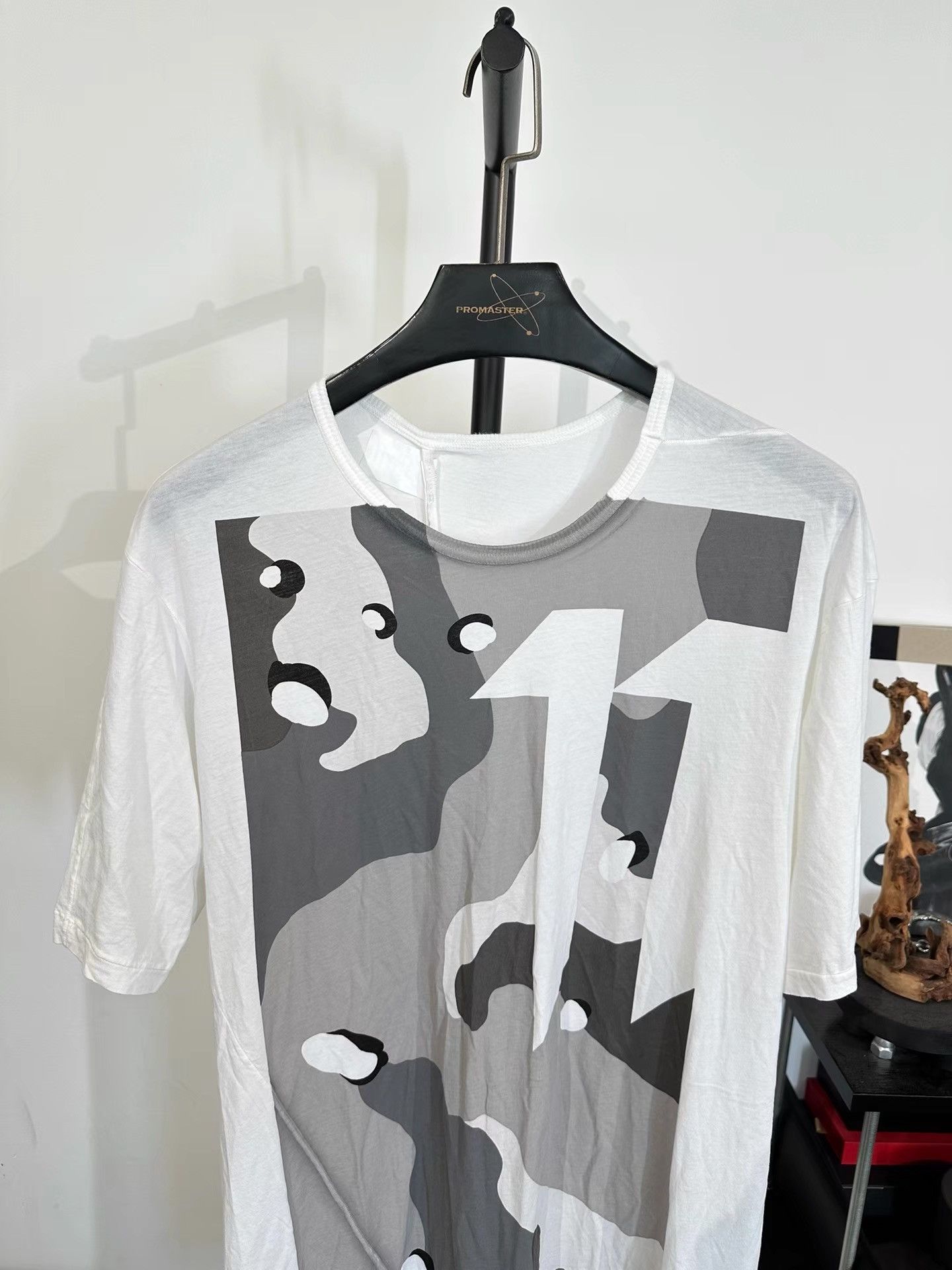 11 By Boris Bidjan Saberi 11by BBS T2 Camo Print Cotton Tee K35 Size US XL / EU 56 / 4 - 3 Thumbnail