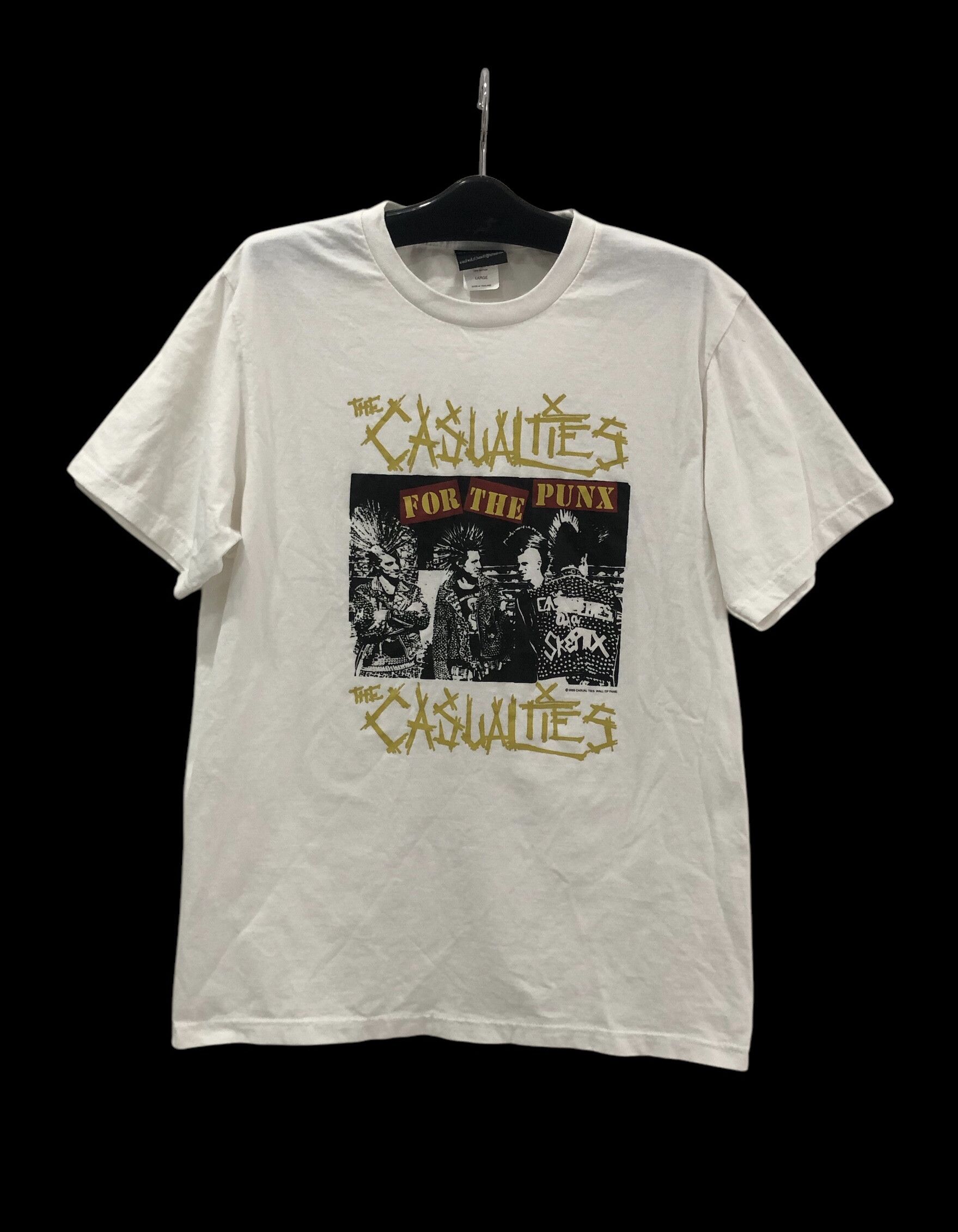 Band Tees × Punk and Yo × Vintage Vinatge Bootleg American Punk Rock Band The Casualties Tees Size US L / EU 52-54 / 3 - 1 Thumbnail