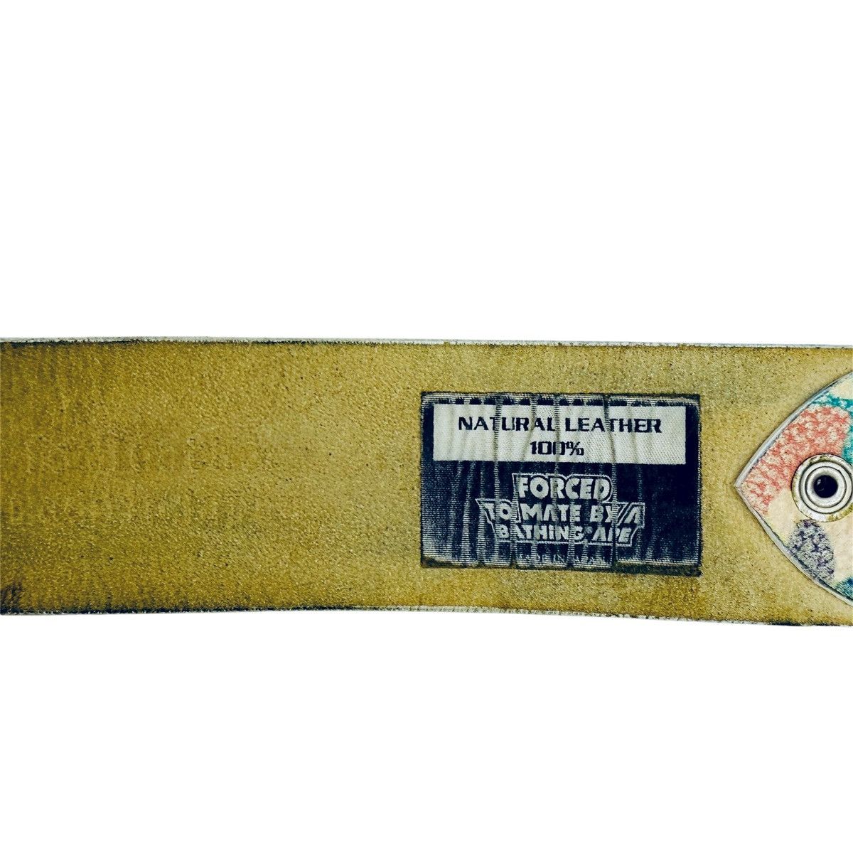 Bape Vintage BAPE Cotton Candy Genuine Leather Belt - NIGO Era Size 36 - 5 Thumbnail