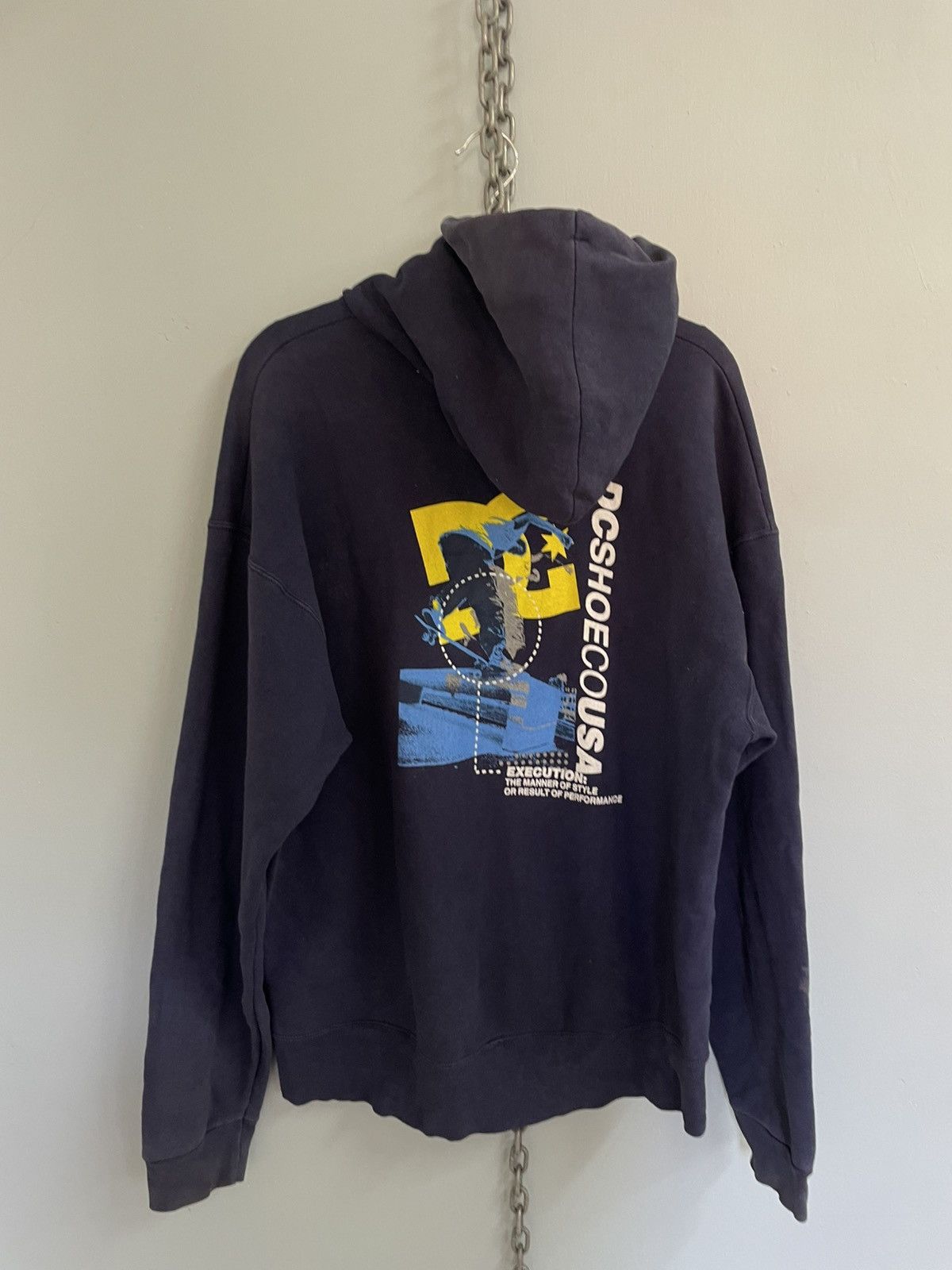 Vintage Y2K DC Shoeco USA skateboard hoodie