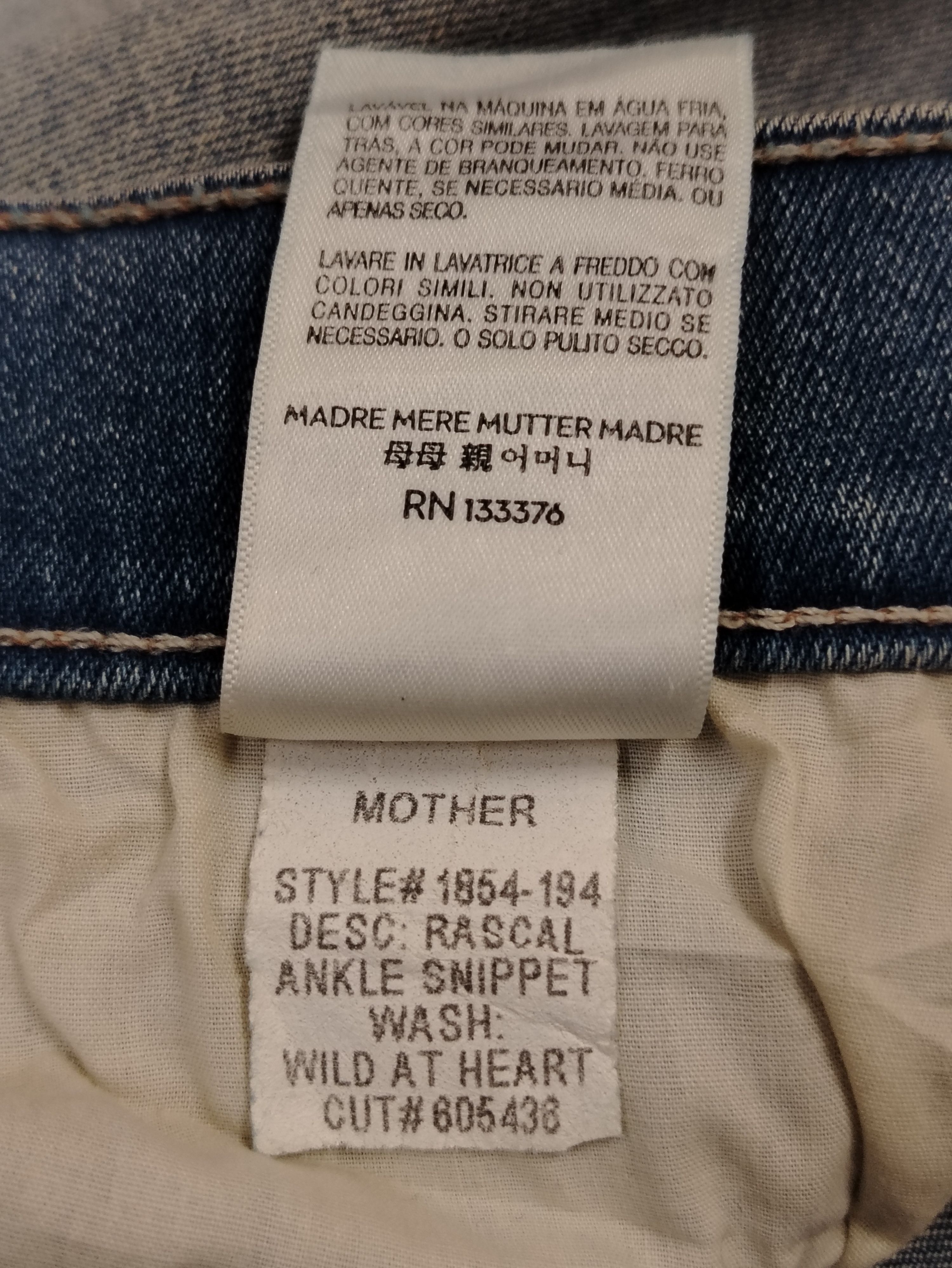 MOTHER Mother Rascal Ankle Snippet Wash Size 32" / US 10 / IT 46 - 5 Thumbnail