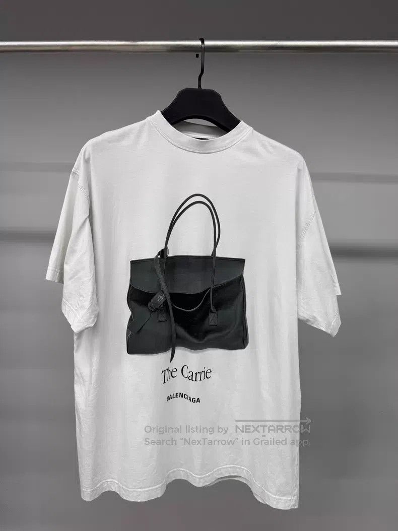 Balenciaga Balenciaga Printed Pattern Short Sleeve T-Shirt Size M / US 6-8 / IT 42-44 - 1 Thumbnail