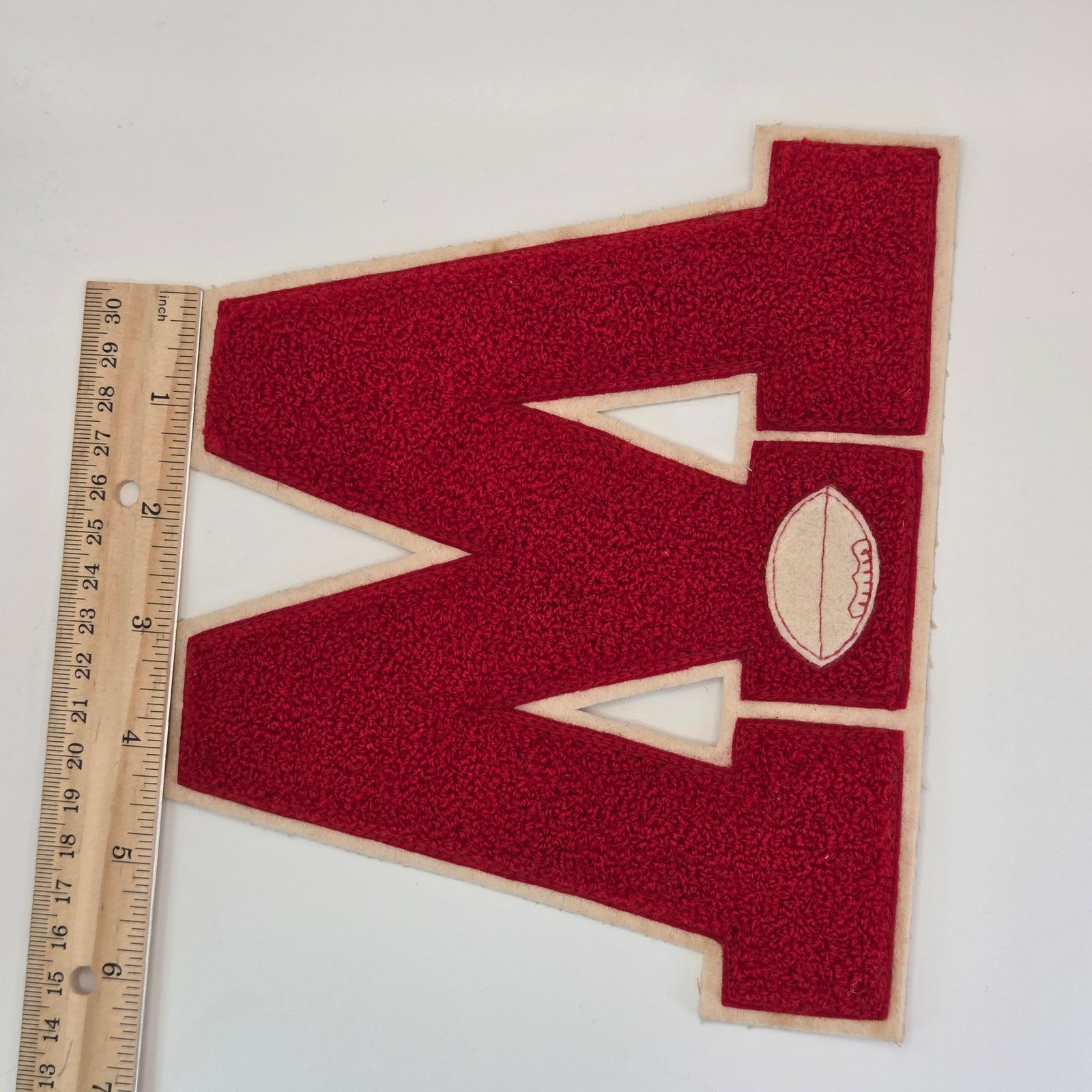 Vintage vintage chenille w varsity patch football Size ONE SIZE - 5 Thumbnail