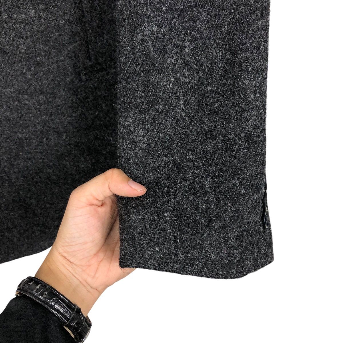 Harris Tweed 📌Vintage Wool Jacket Hand Woven Harris Tweed Herringbone Size US L / EU 52-54 / 3 - 16 Thumbnail