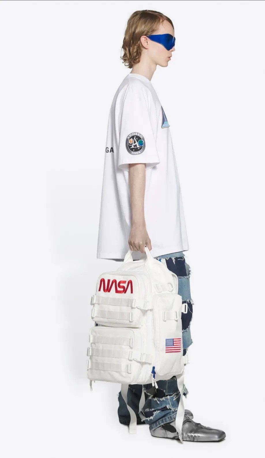 Balenciaga *RARE* Balenciaga AW21 Afterworld Astronauts NASA Backpack Size ONE SIZE - 18 Thumbnail