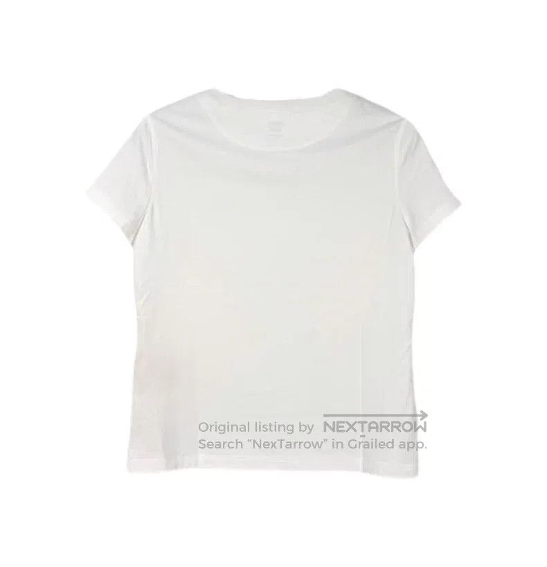 Hermes Hermes White Embroidered Chest Strap Short Sleeve Size XS / US 0-2 / IT 36-38 - 2 Thumbnail