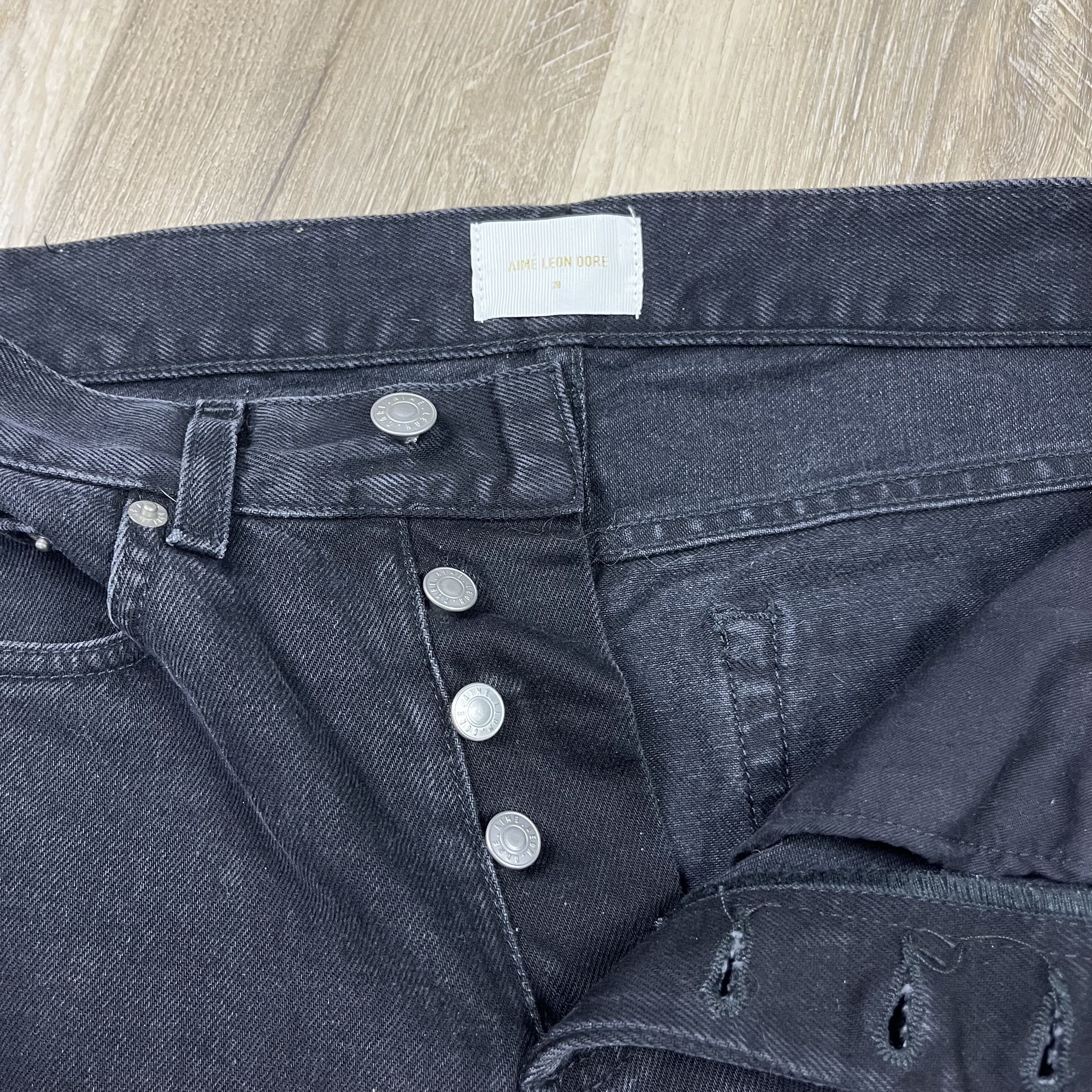 Aime Leon Dore Aime Leon Dore 5 Pocket Straight Denim Jeans 28 Fits 30x32 Size US 28 / EU 44 - 6 Thumbnail