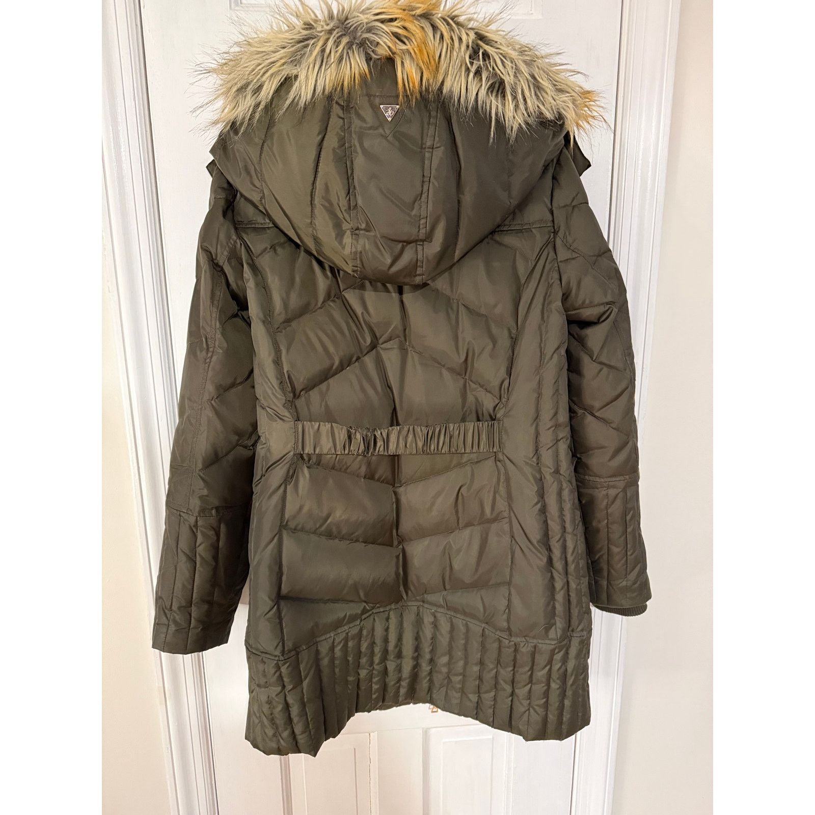 Sam Edelman Sam Edelman Brown/Green Quilted Down Anorak Women's - Large Size L / US 10 / IT 46 - 5 Thumbnail