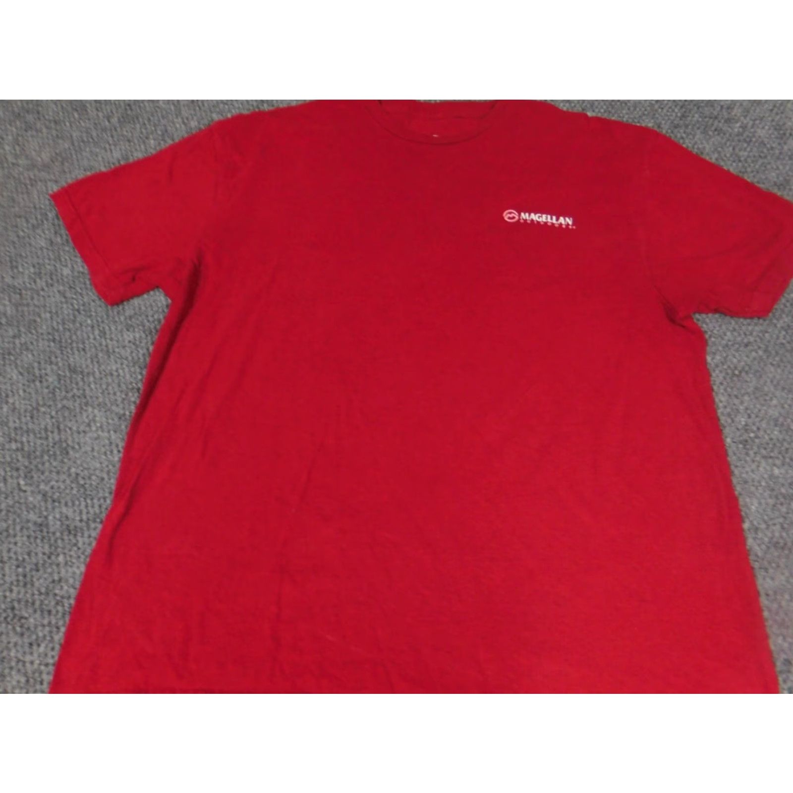Vintage Magellan Shirt T-Shirt XL Men Red Cotton Knit Short Sleeve Crew Neck Logo Size US XL / EU 56 / 4 - 2 Thumbnail